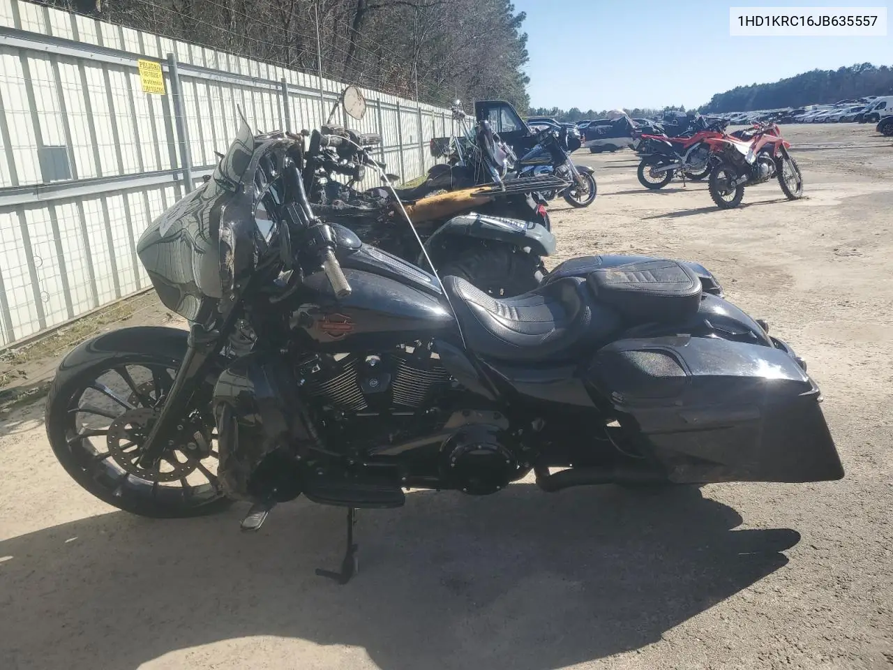 2018 Harley-Davidson Flhxs Street Glide Special VIN: 1HD1KRC16JB635557 Lot: 48504435