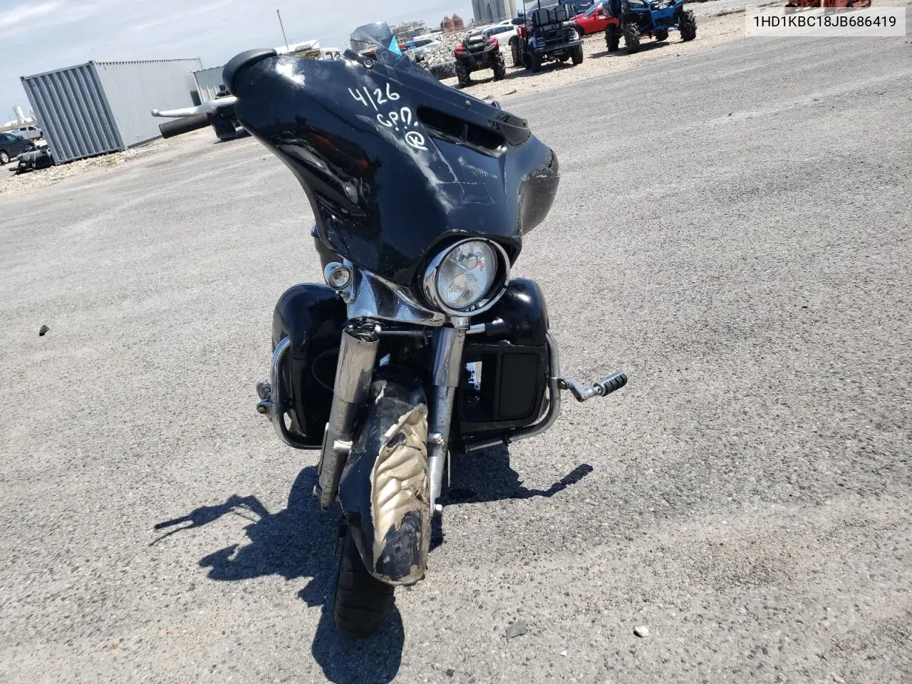 2018 Harley-Davidson Flhx Street Glide VIN: 1HD1KBC18JB686419 Lot: 56193475