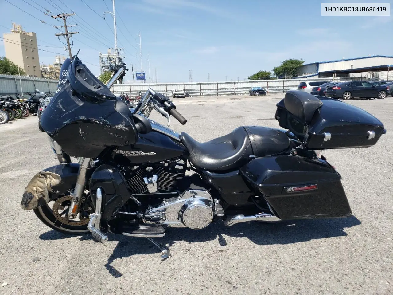 2018 Harley-Davidson Flhx Street Glide VIN: 1HD1KBC18JB686419 Lot: 56193475