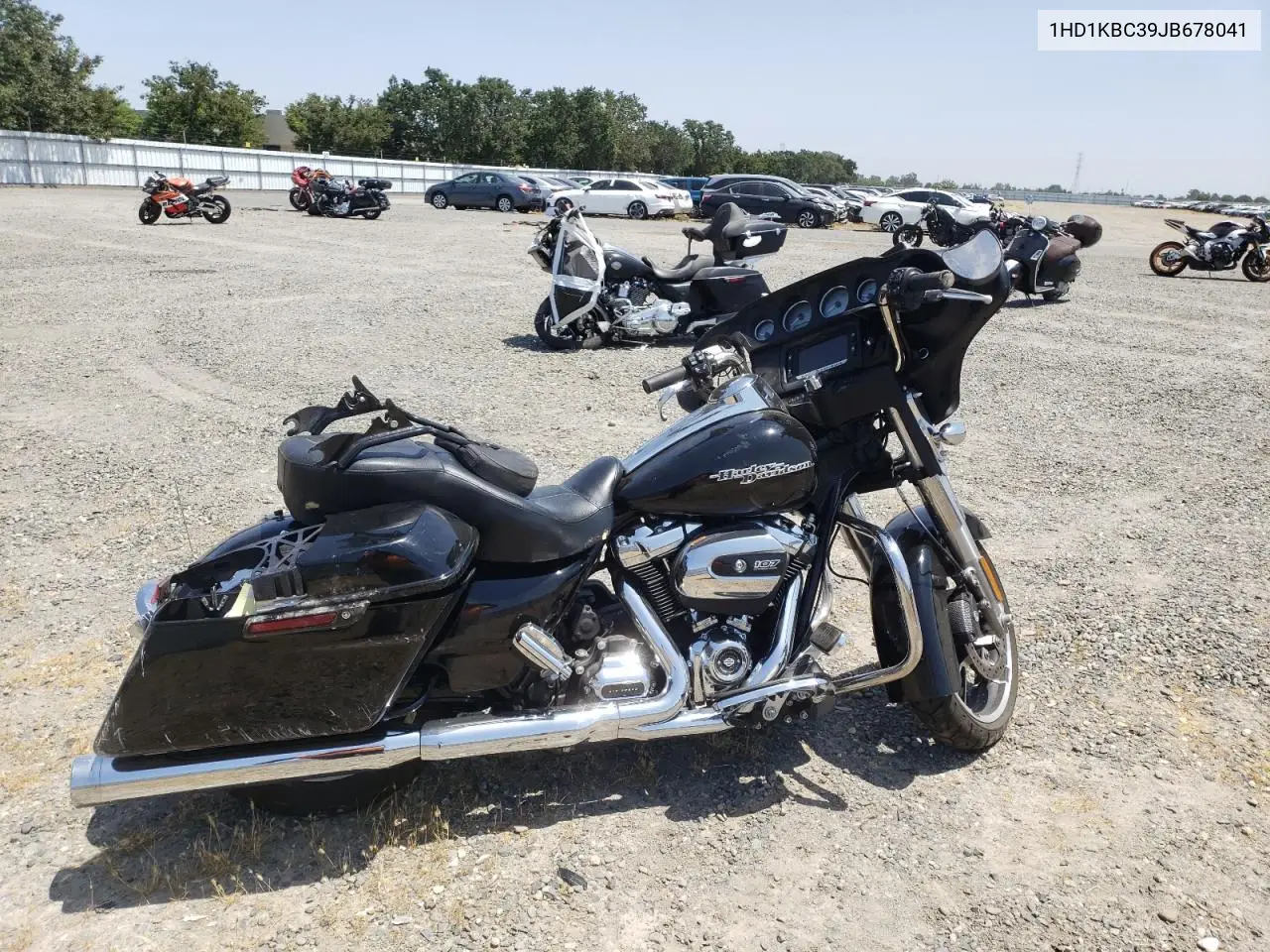 2018 Harley-Davidson Flhx Street Glide VIN: 1HD1KBC39JB678041 Lot: 59357315