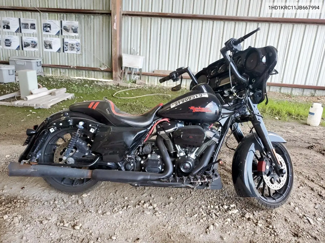2018 Harley-Davidson Flhxs Street Glide Special VIN: 1HD1KRC11JB667994 Lot: 61589845