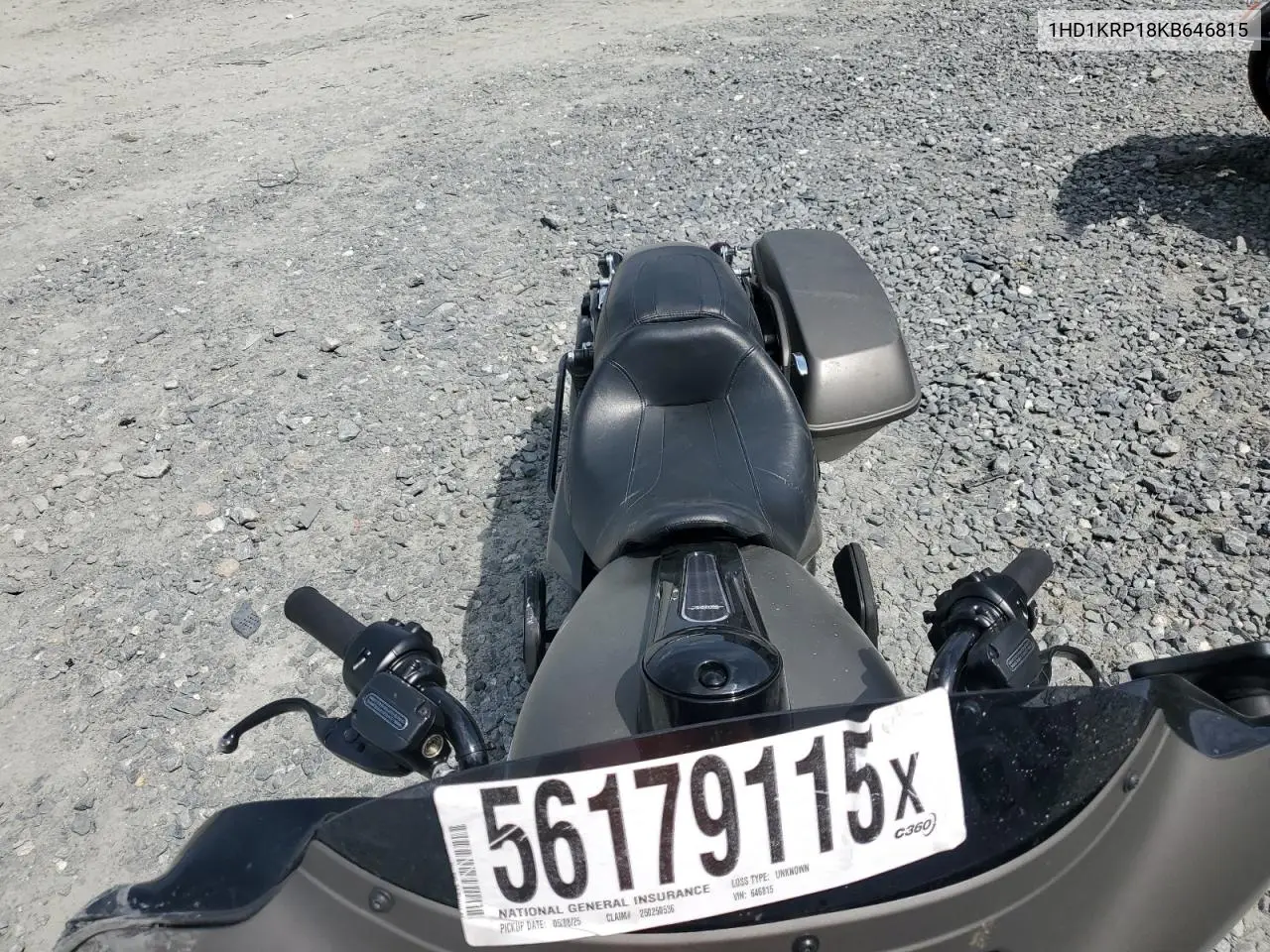 2019 Harley-Davidson Flhxs VIN: 1HD1KRP18KB646815 Lot: 56179115