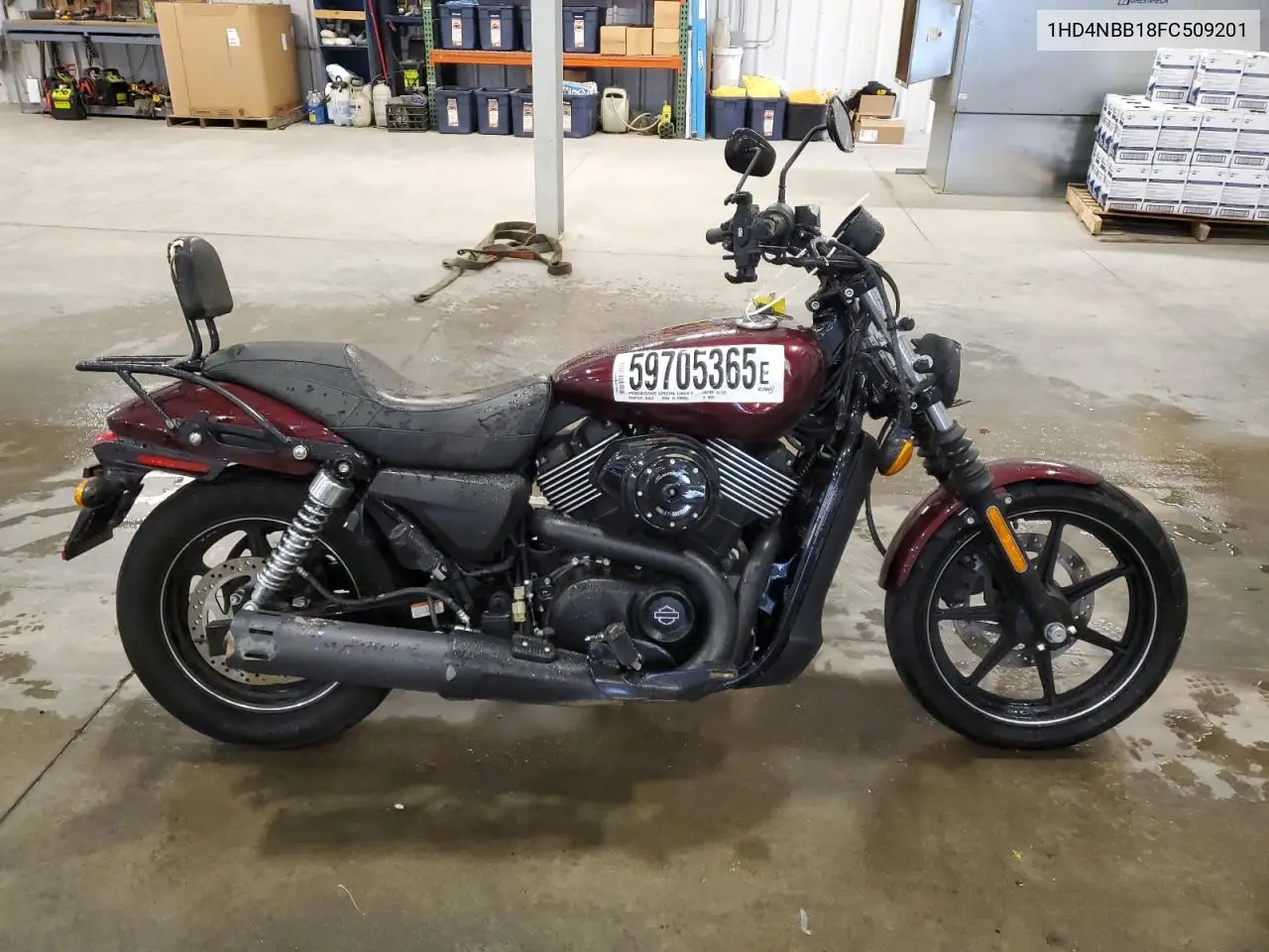 2015 Harley-Davidson Xg750 VIN: 1HD4NBB18FC509201 Lot: 59705365