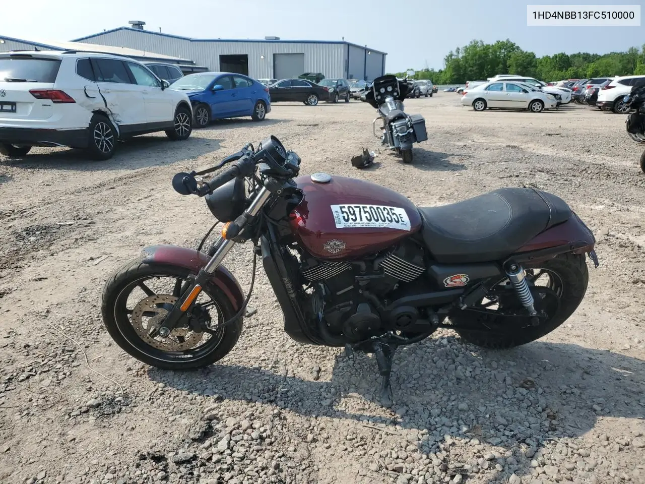 2015 Harley-Davidson Xg750 VIN: 1HD4NBB13FC510000 Lot: 59750035