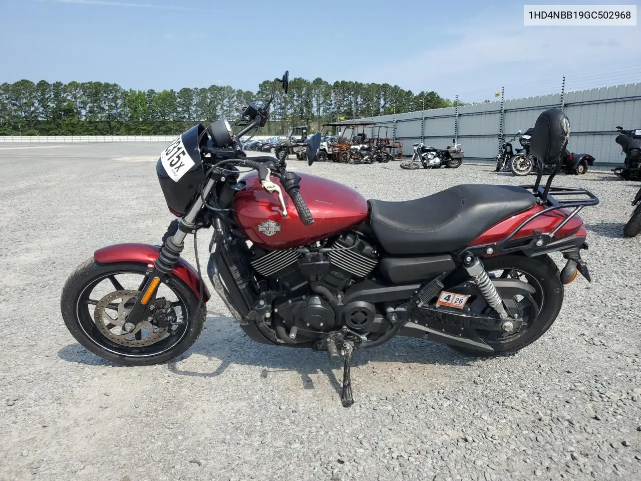 2016 Harley-Davidson Xg750 VIN: 1HD4NBB19GC502968 Lot: 56852315