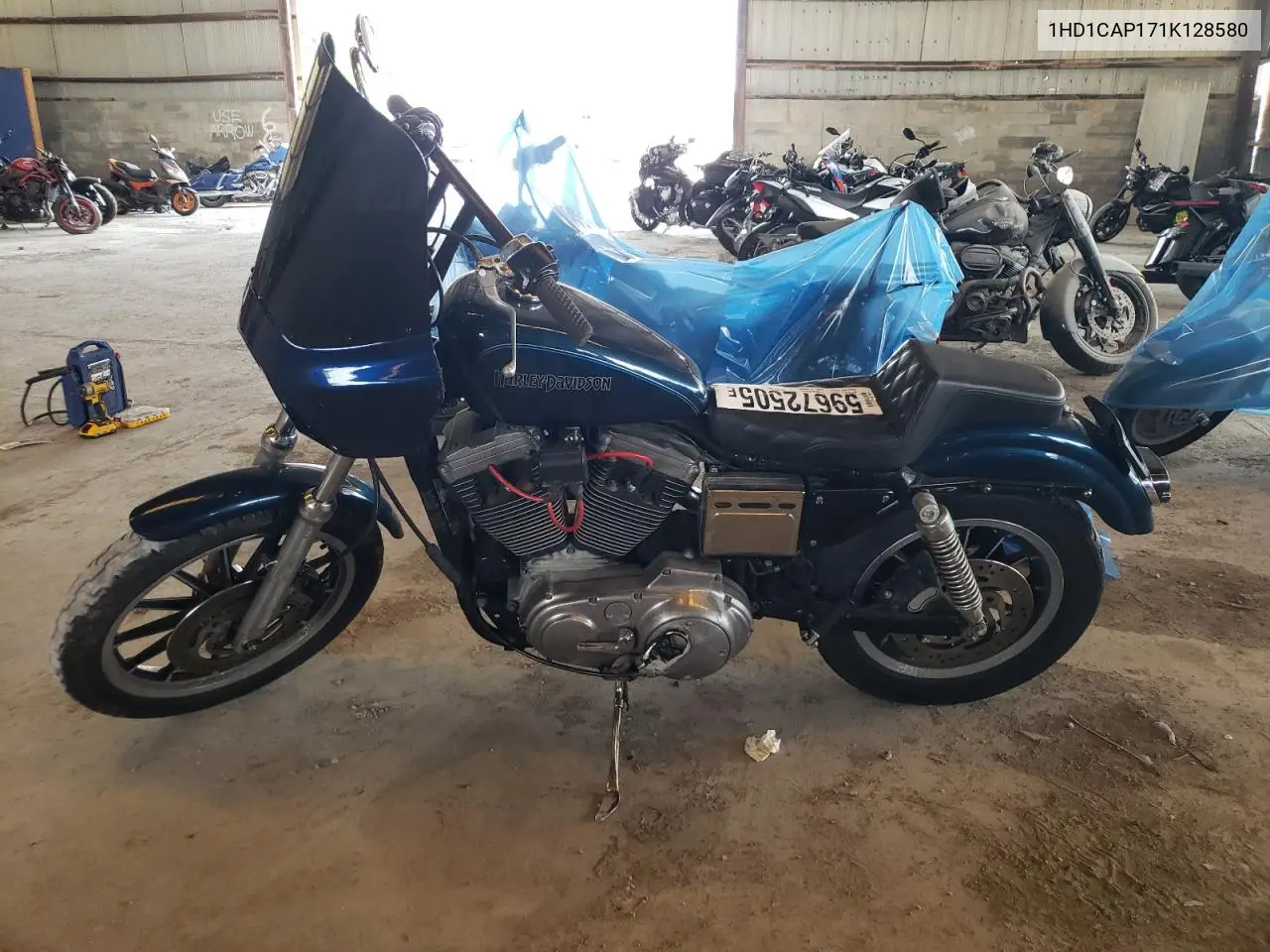 2001 Harley-Davidson Xl1200 VIN: 1HD1CAP171K128580 Lot: 59672505