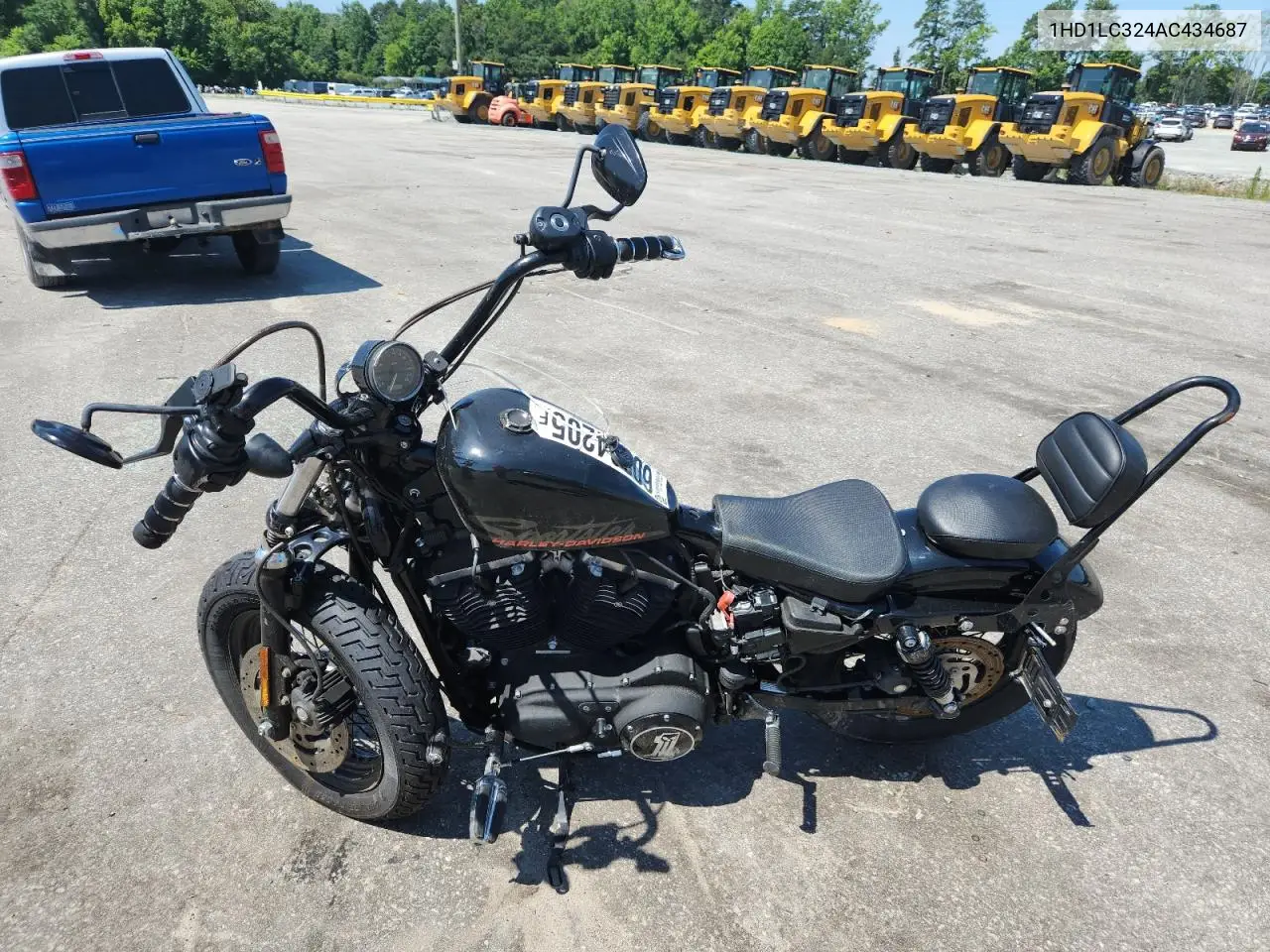 2010 Harley-Davidson Xl1200 X VIN: 1HD1LC324AC434687 Lot: 60084205