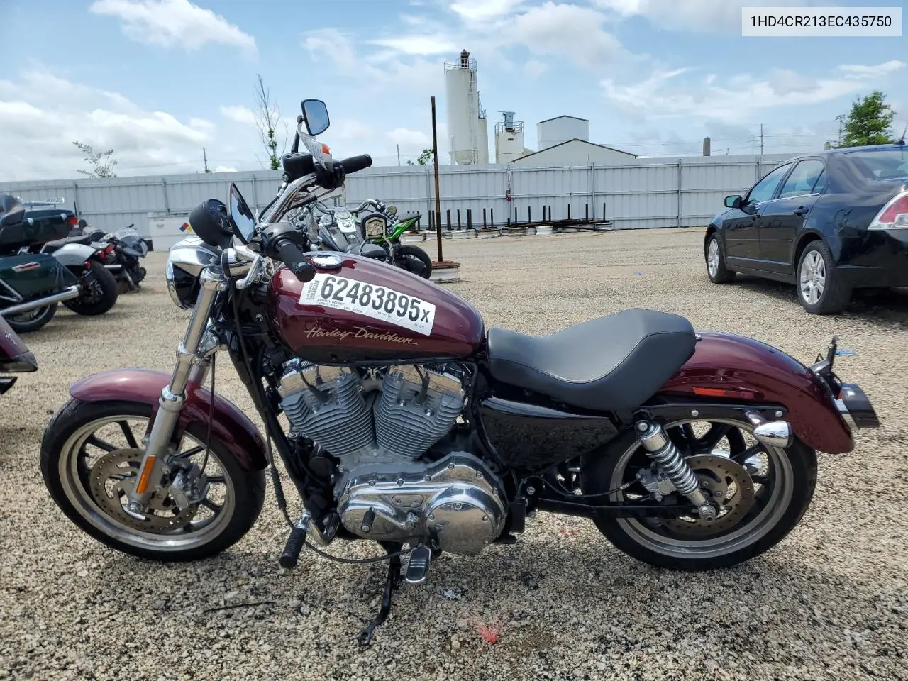 2014 Harley-Davidson Xl883 Superlow VIN: 1HD4CR213EC435750 Lot: 62483895