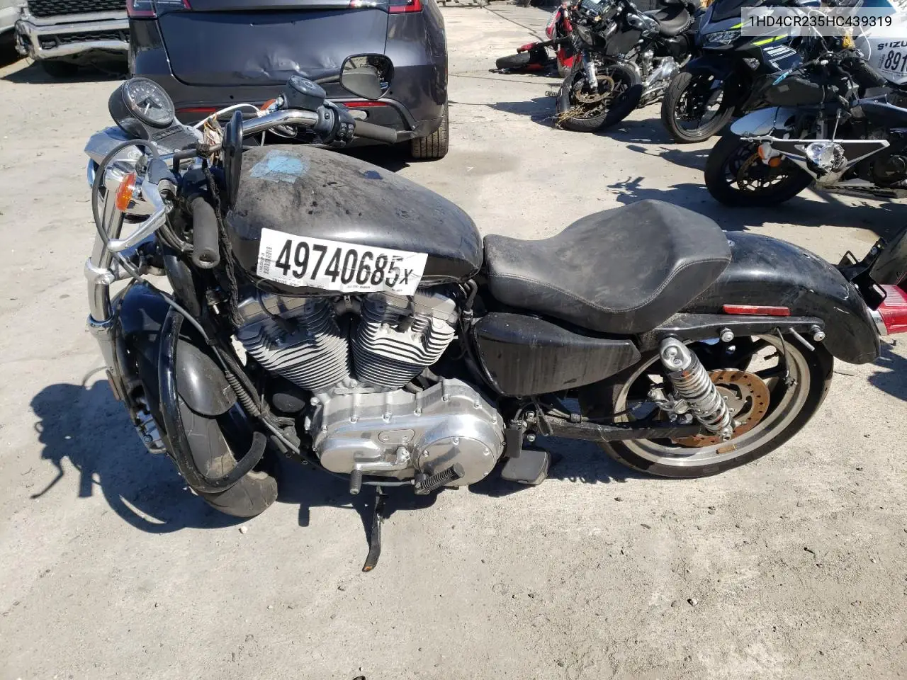 2017 Harley-Davidson Xl883 Superlow VIN: 1HD4CR235HC439319 Lot: 49740685