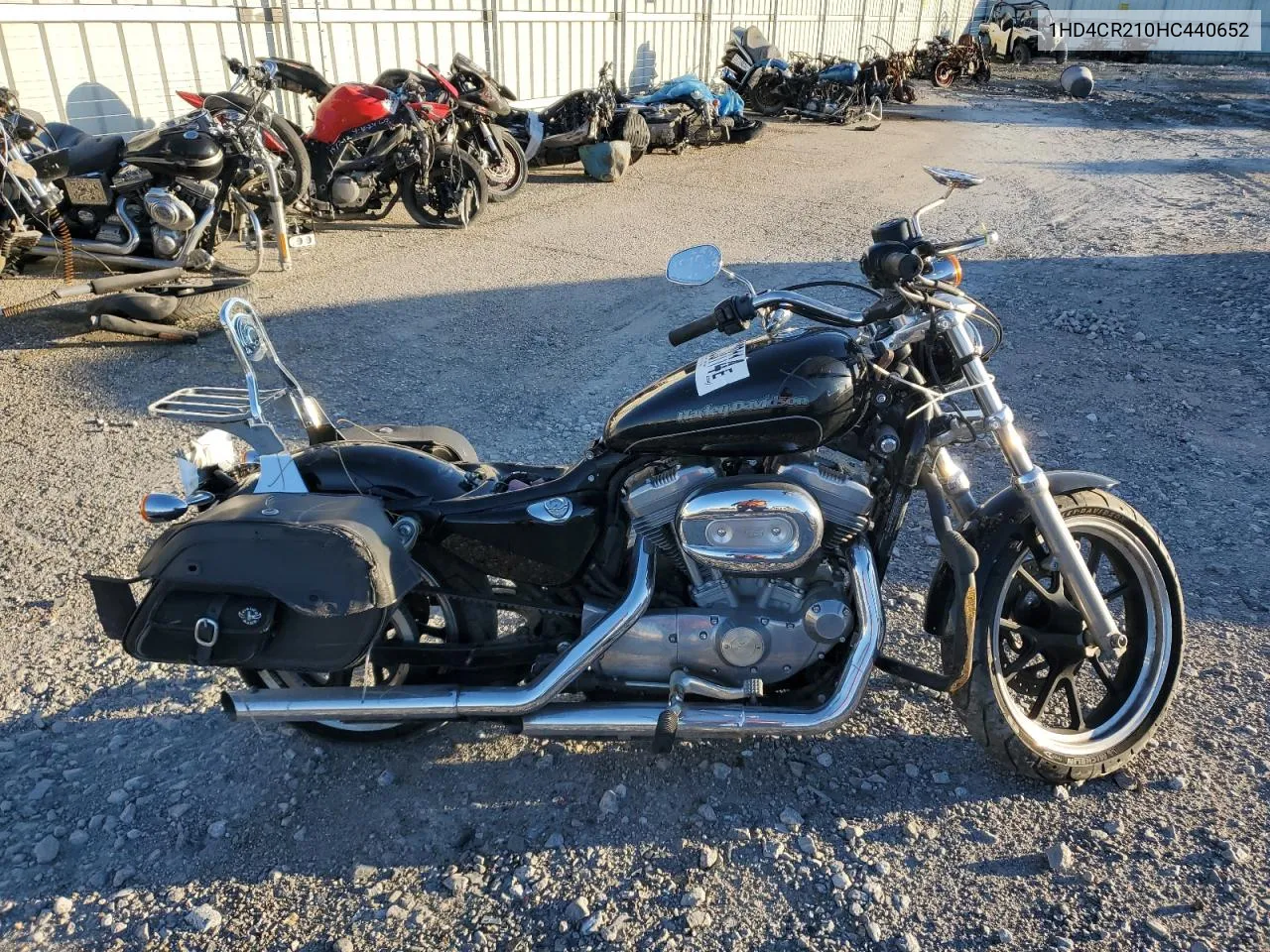 2017 Harley-Davidson Xl883 Superlow VIN: 1HD4CR210HC440652 Lot: 78630114