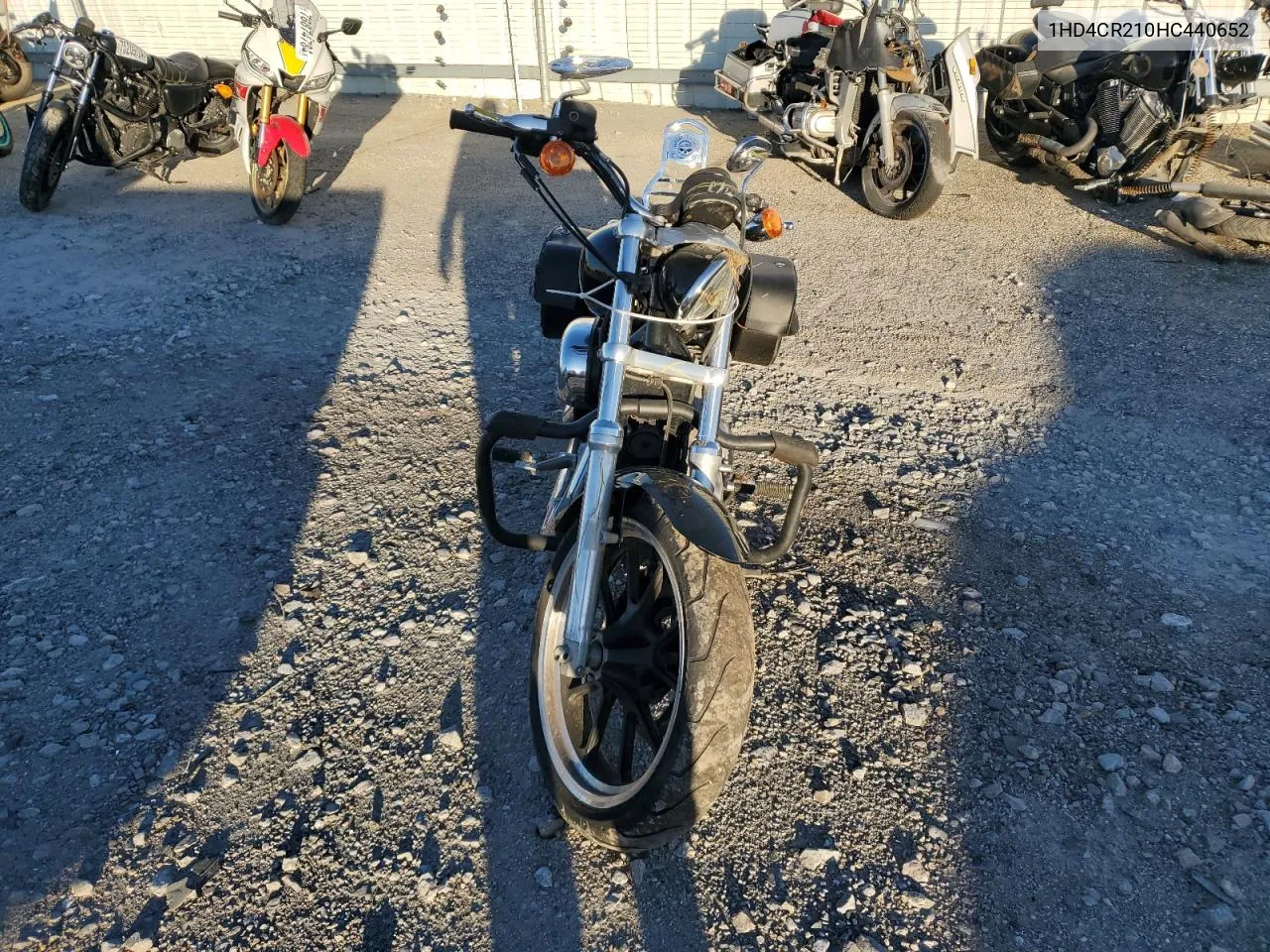 2017 Harley-Davidson Xl883 Superlow VIN: 1HD4CR210HC440652 Lot: 78630114