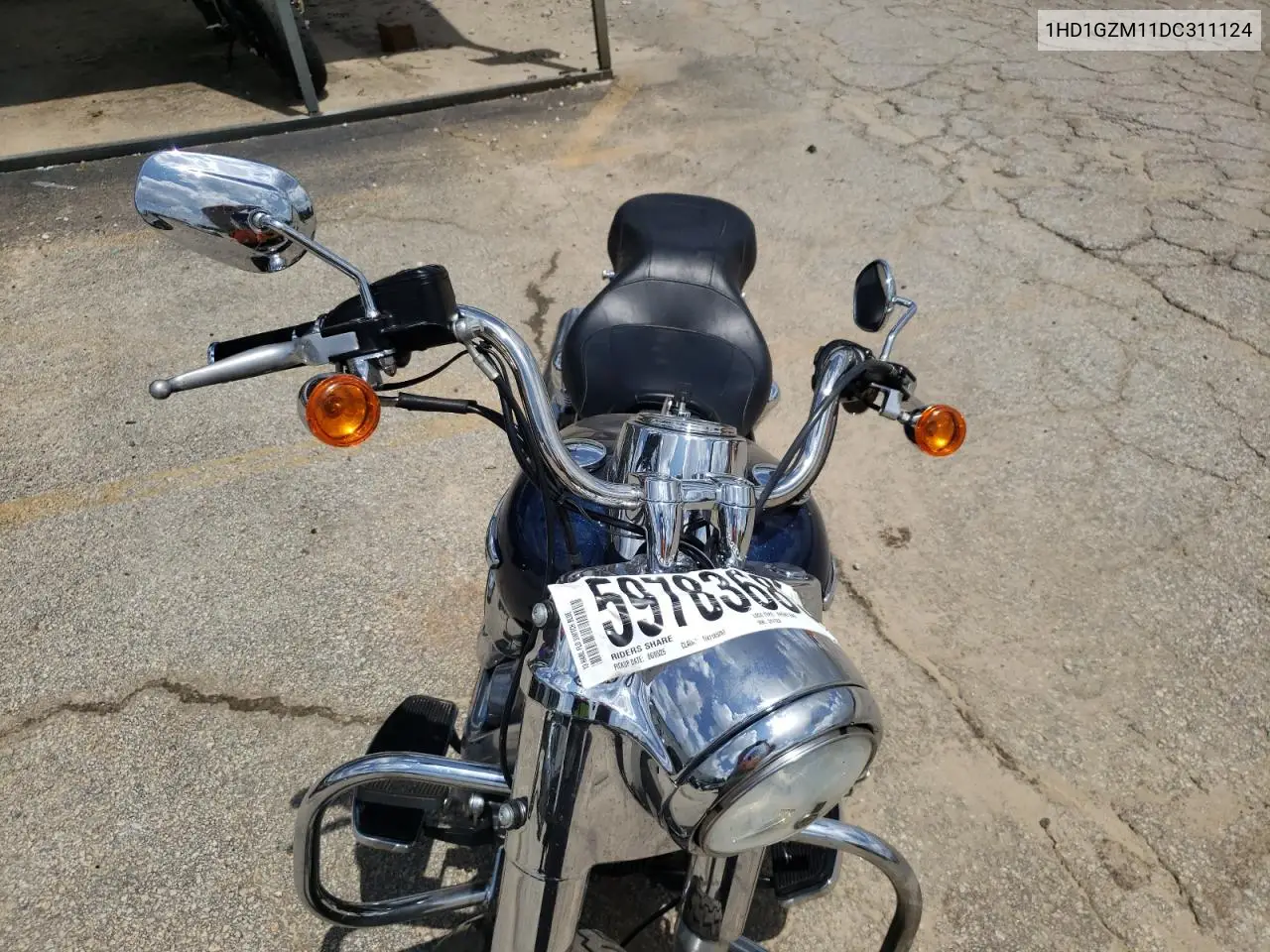 2013 Harley-Davidson Fld Switchback VIN: 1HD1GZM11DC311124 Lot: 59783685