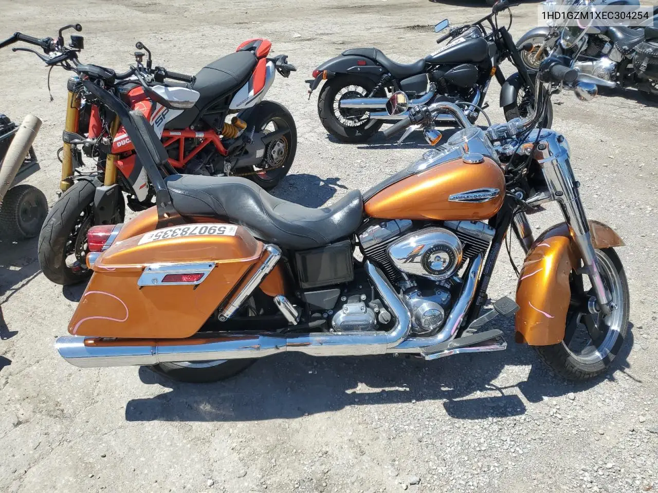 2014 Harley-Davidson Fld Switchback VIN: 1HD1GZM1XEC304254 Lot: 59078335