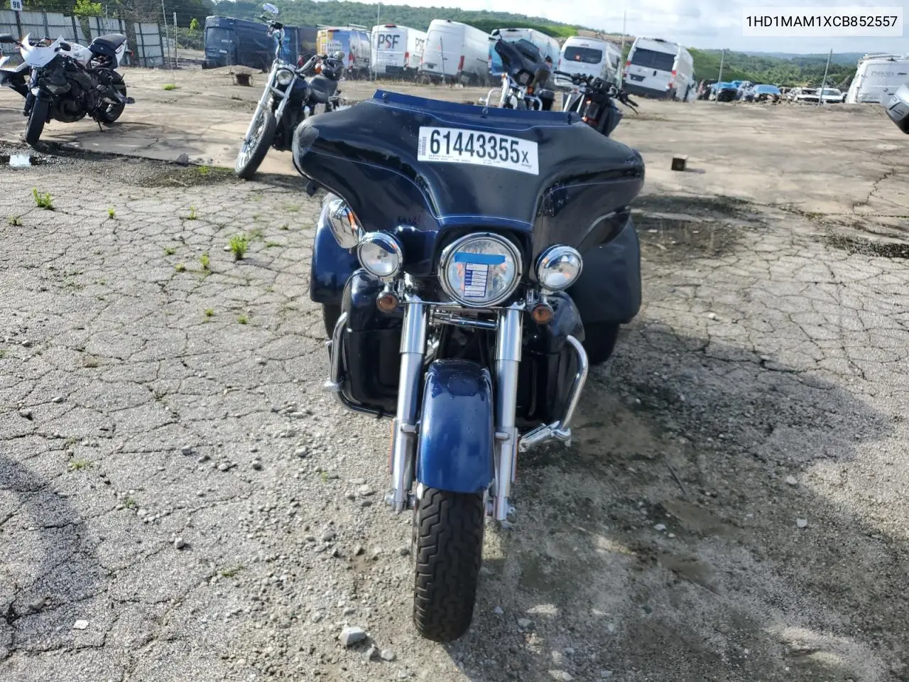 2012 Harley-Davidson Flhtcutg Tri Glide Ultra Classic VIN: 1HD1MAM1XCB852557 Lot: 61443355