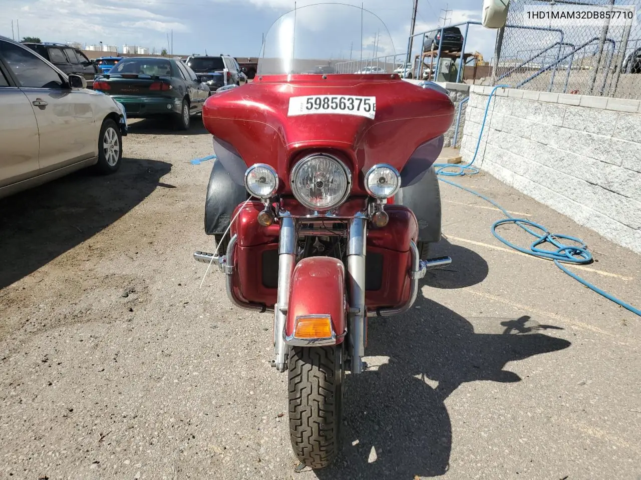 2013 Harley-Davidson Flhtcutg Tri Glide Ultra Classic VIN: 1HD1MAM32DB857710 Lot: 59856375
