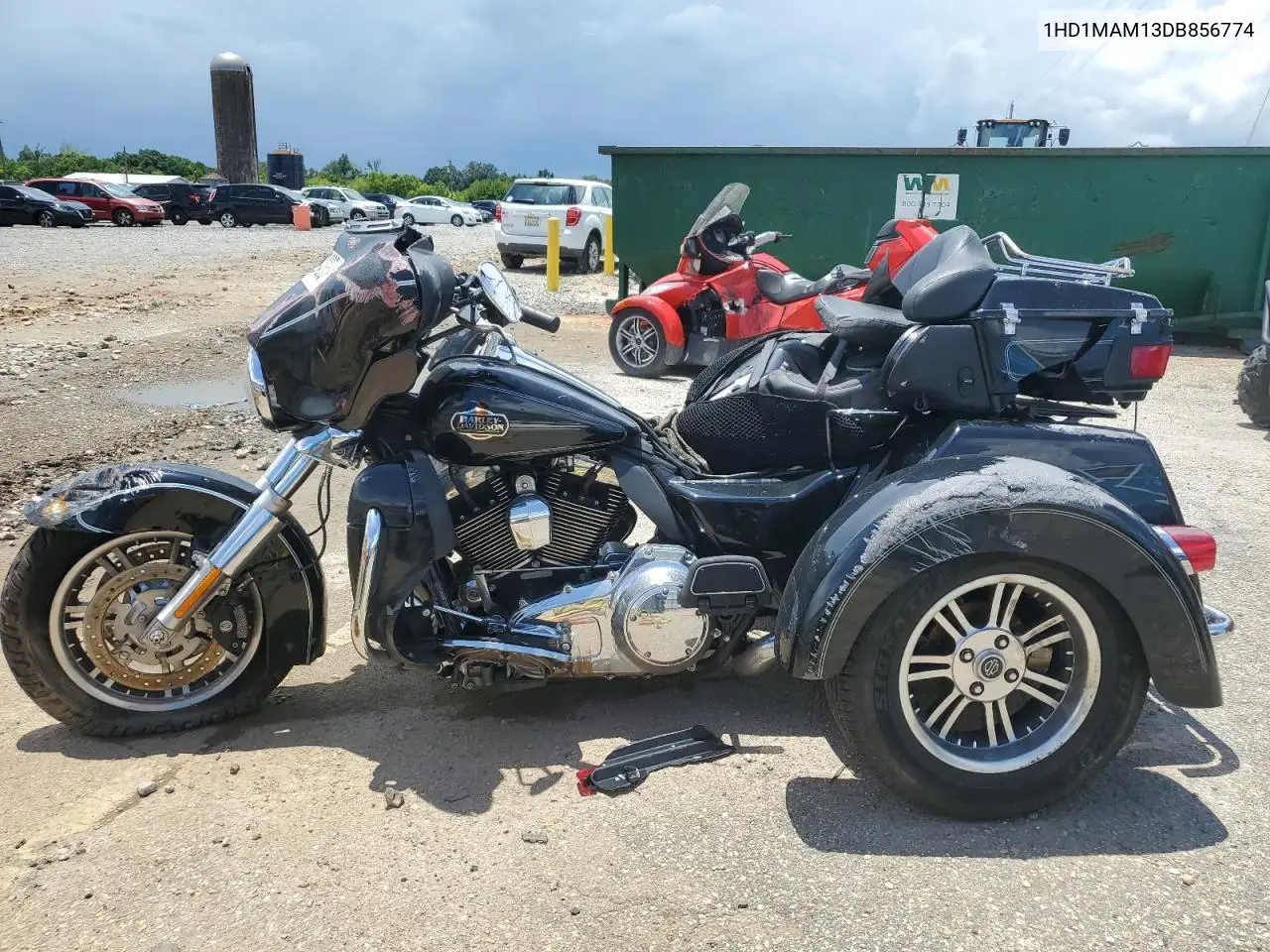 2013 Harley-Davidson Flhtcutg Tri Glide Ultra Classic VIN: 1HD1MAM13DB856774 Lot: 60324385