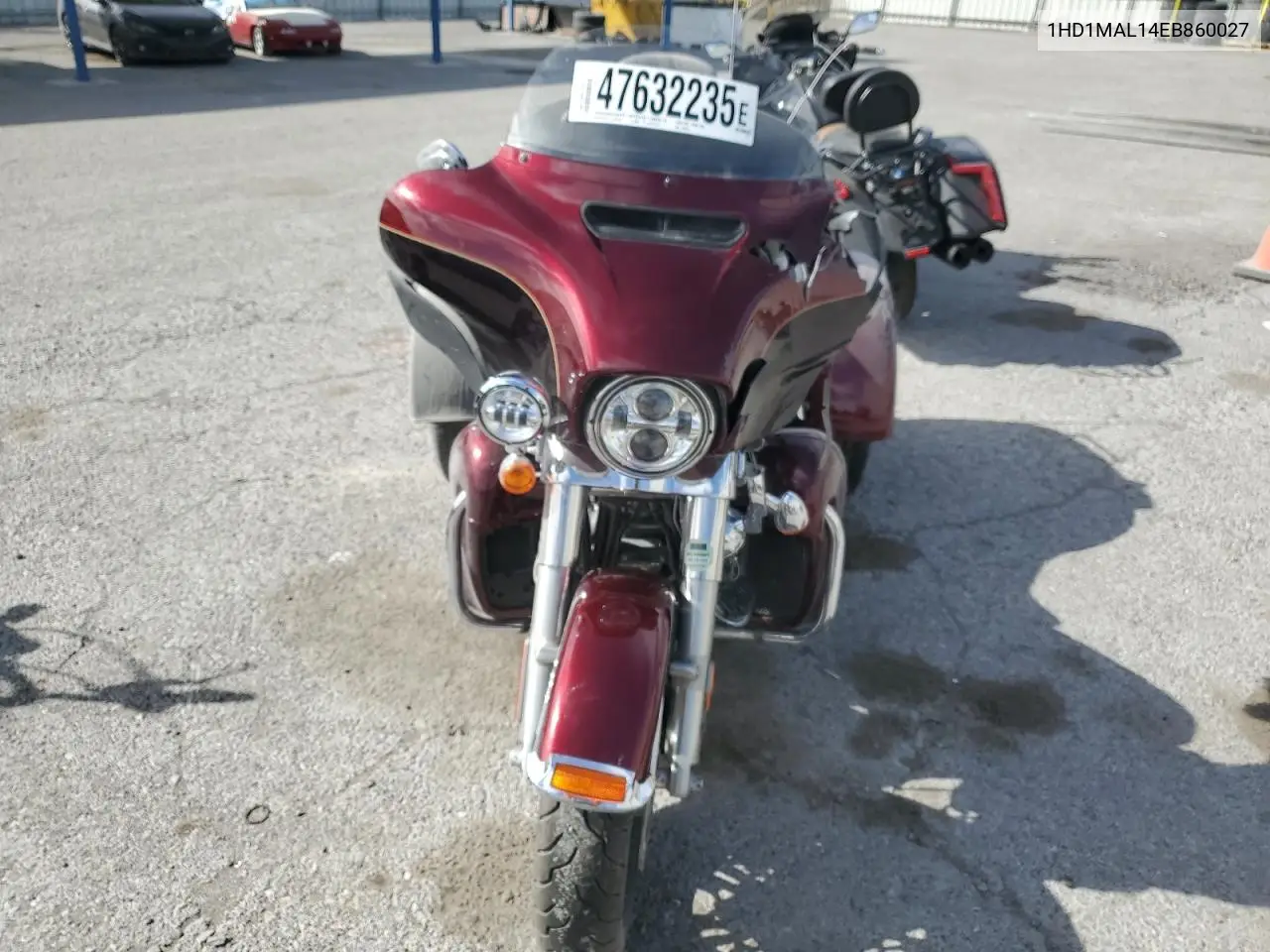 2014 Harley-Davidson Flhtcutg Tri Glide Ultra VIN: 1HD1MAL14EB860027 Lot: 47632235