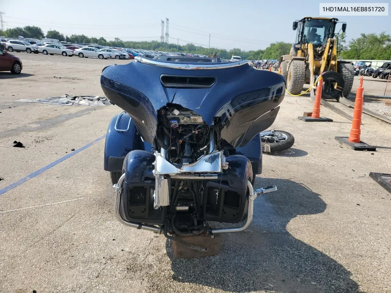 2014 Harley-Davidson Flhtcutg Tri Glide Ultra VIN: 1HD1MAL16EB851720 Lot: 59947755
