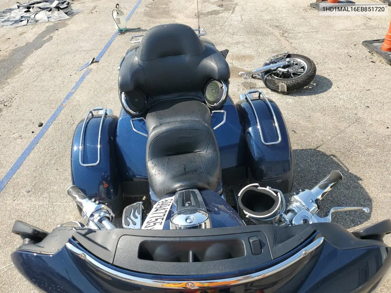 2014 Harley-Davidson Flhtcutg Tri Glide Ultra VIN: 1HD1MAL16EB851720 Lot: 59947755