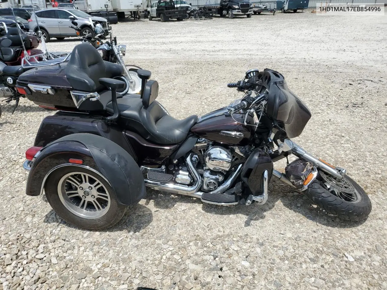 2014 Harley-Davidson Flhtcutg Tri Glide Ultra VIN: 1HD1MAL17EB854996 Lot: 60324715