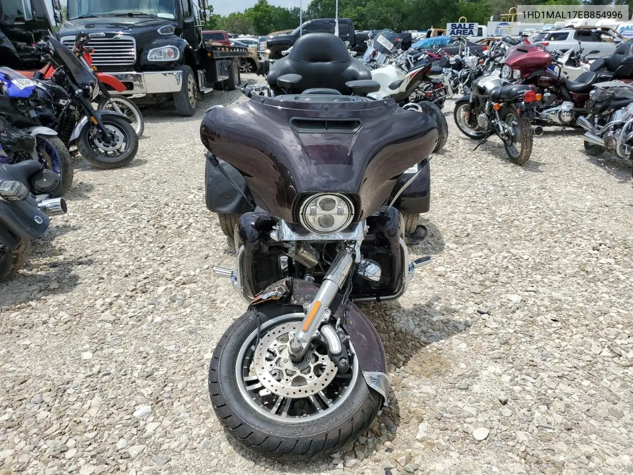 2014 Harley-Davidson Flhtcutg Tri Glide Ultra VIN: 1HD1MAL17EB854996 Lot: 60324715
