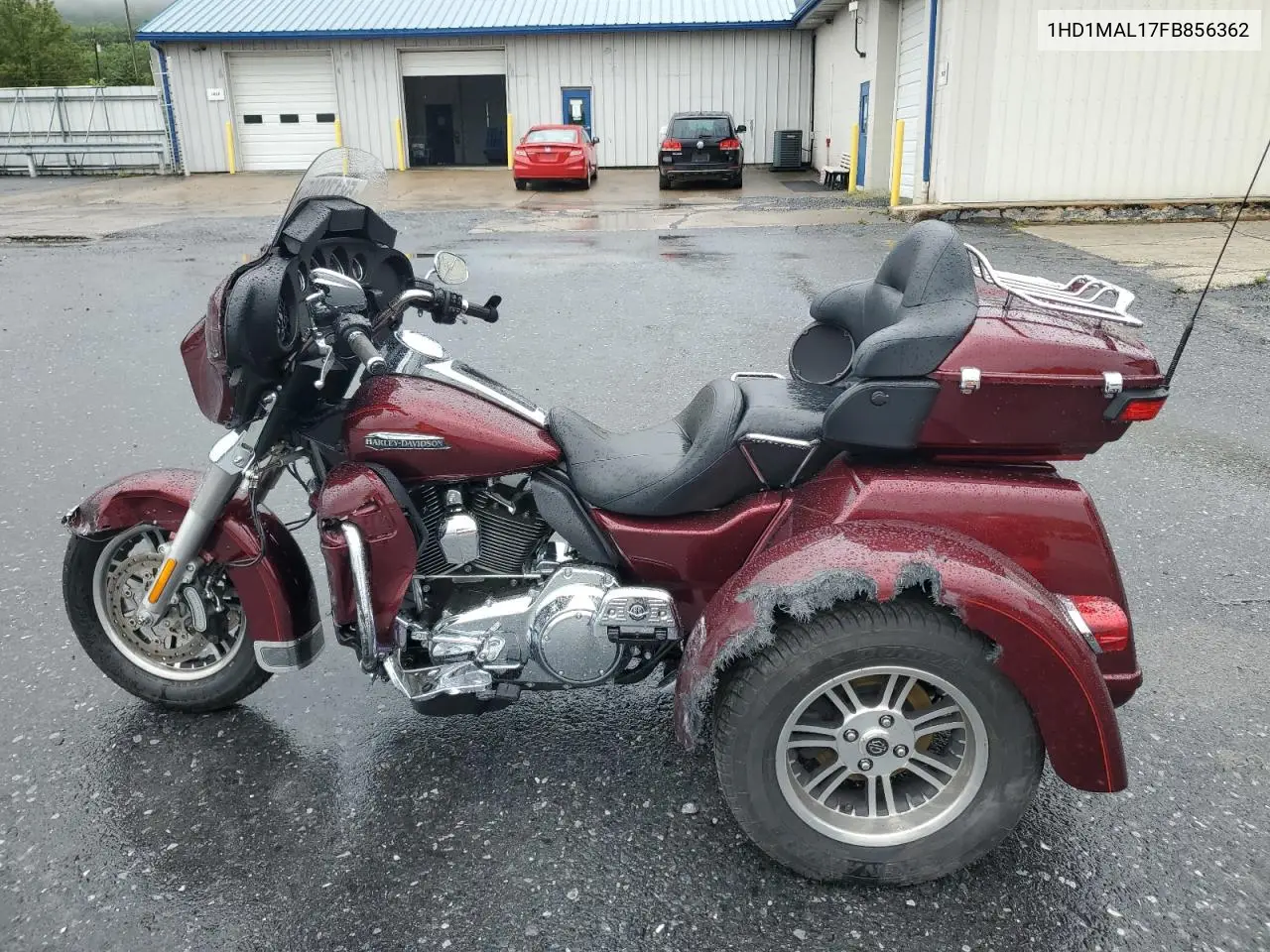 2015 Harley-Davidson Flhtcutg Tri Glide Ultra VIN: 1HD1MAL17FB856362 Lot: 58172905