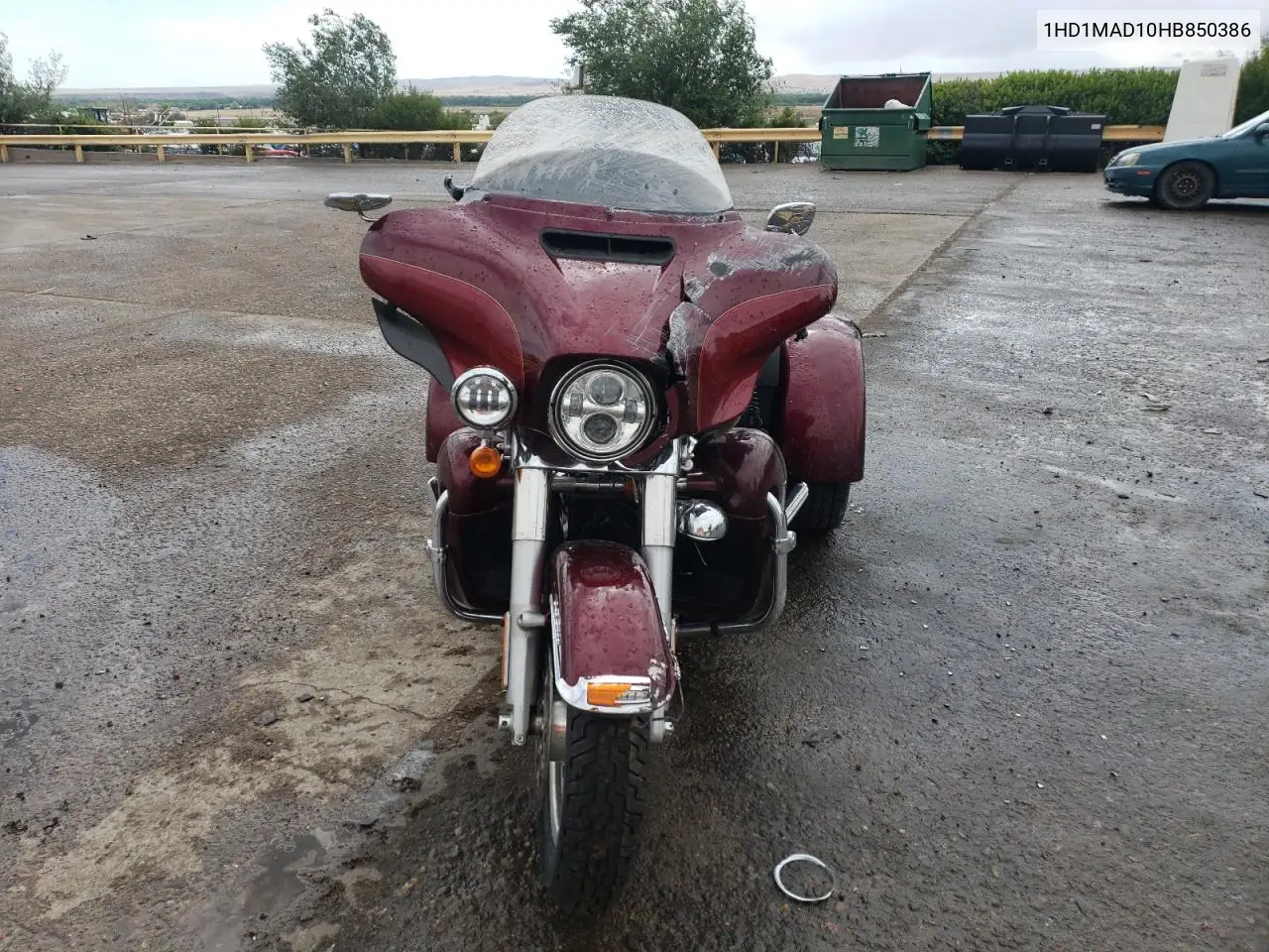 2017 Harley-Davidson Flhtcutg Tri Glide Ultra VIN: 1HD1MAD10HB850386 Lot: 57679205