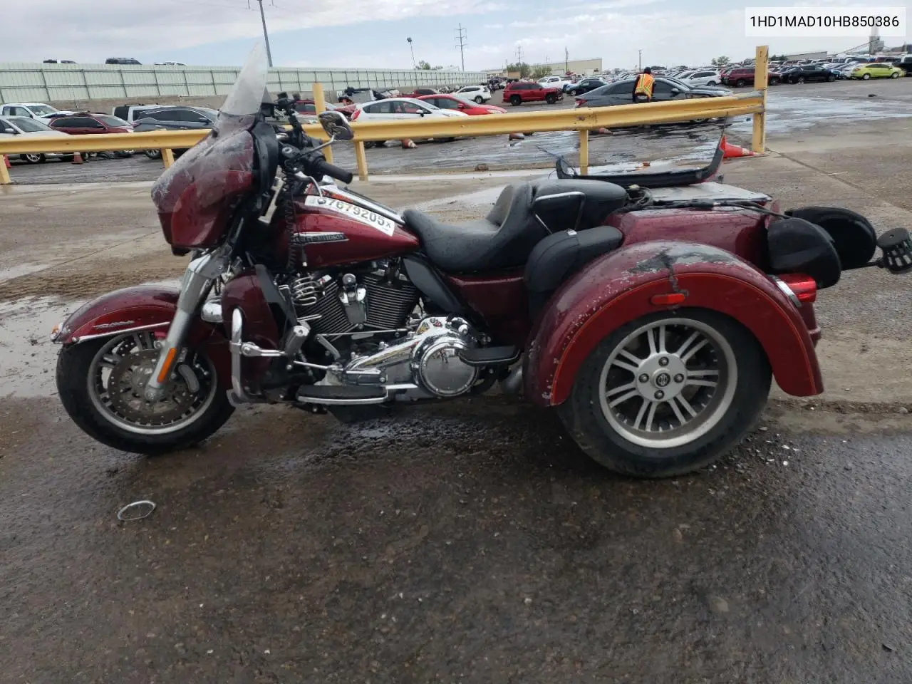 2017 Harley-Davidson Flhtcutg Tri Glide Ultra VIN: 1HD1MAD10HB850386 Lot: 57679205