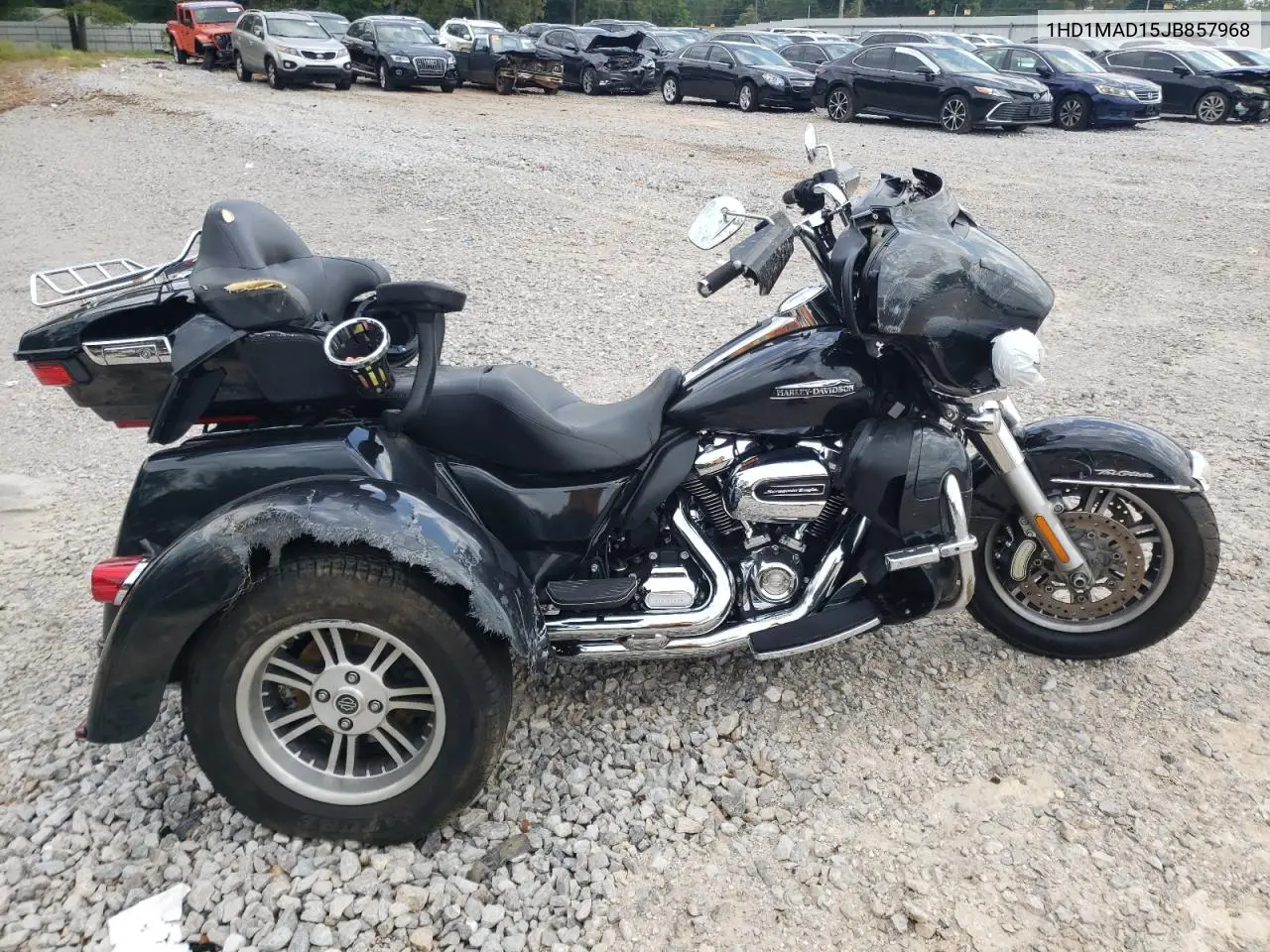 2018 Harley-Davidson Flhtcutg Tri Glide Ultra VIN: 1HD1MAD15JB857968 Lot: 55087515