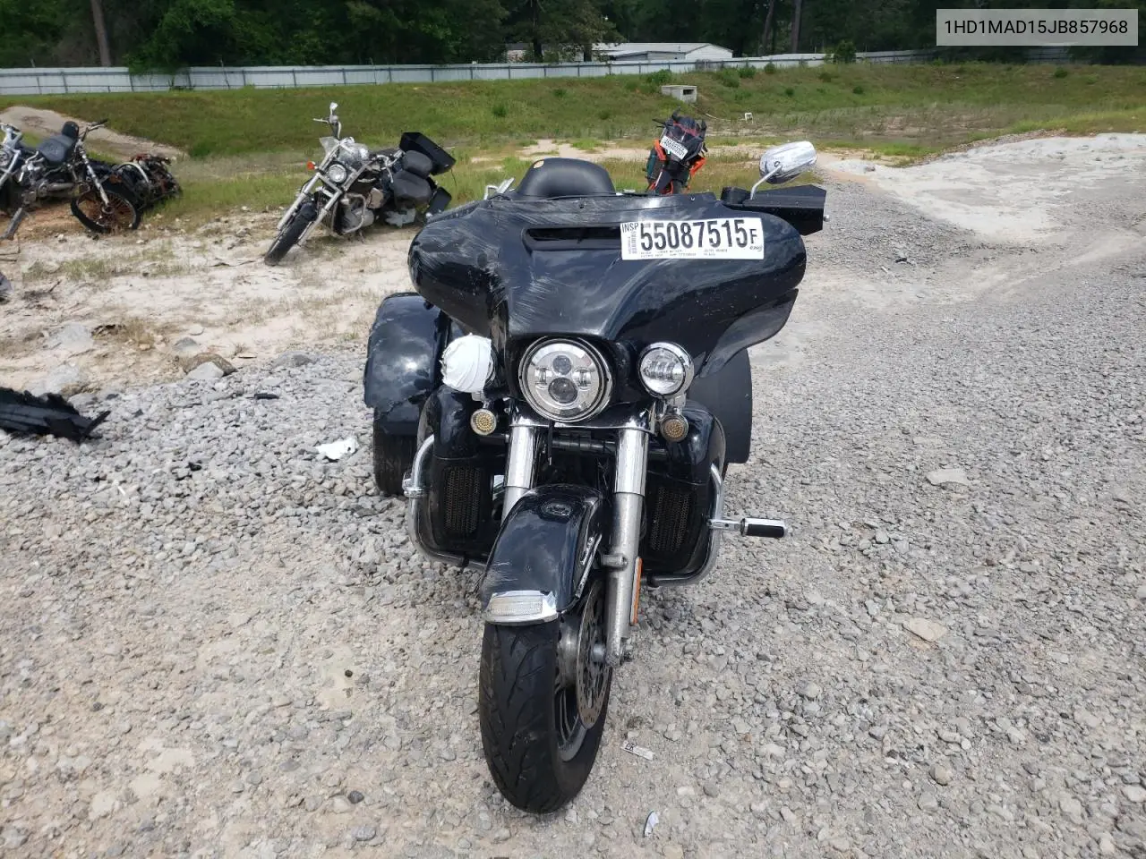 2018 Harley-Davidson Flhtcutg Tri Glide Ultra VIN: 1HD1MAD15JB857968 Lot: 55087515