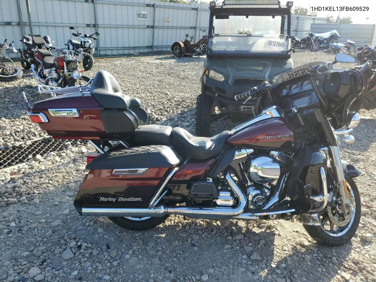 2015 Harley-Davidson Flhtk Ultra Limited VIN: 1HD1KEL13FB609529 Lot: 51267515