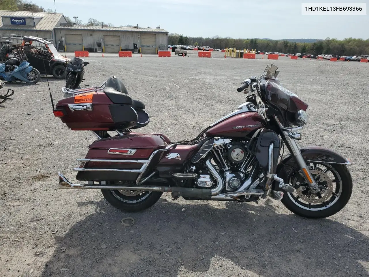 2015 Harley-Davidson Flhtk Ultra Limited VIN: 1HD1KEL13FB693366 Lot: 53449265