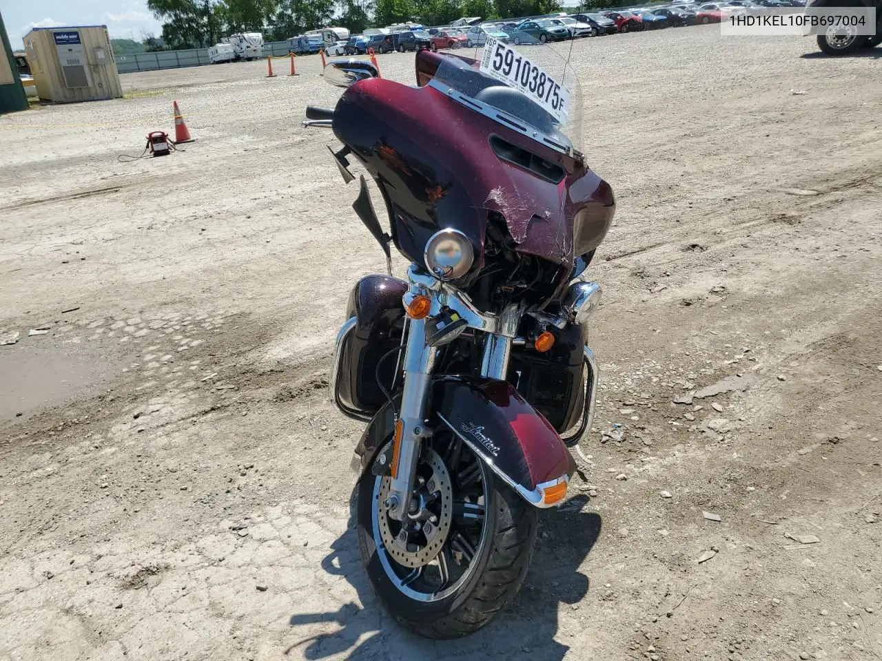 2015 Harley-Davidson Flhtk Ultra Limited VIN: 1HD1KEL10FB697004 Lot: 59103875