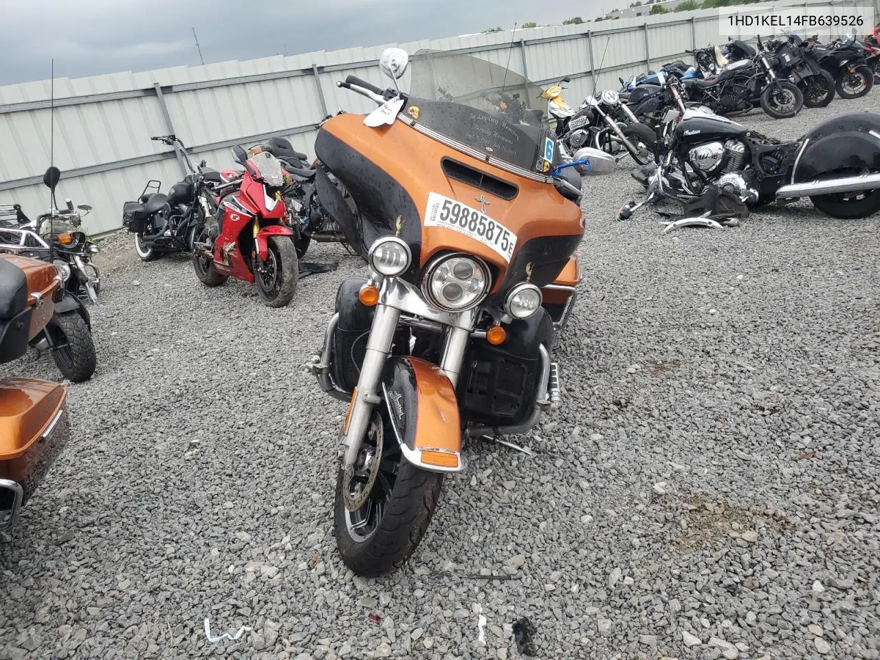 2015 Harley-Davidson Flhtk Ultra Limited VIN: 1HD1KEL14FB639526 Lot: 59885875