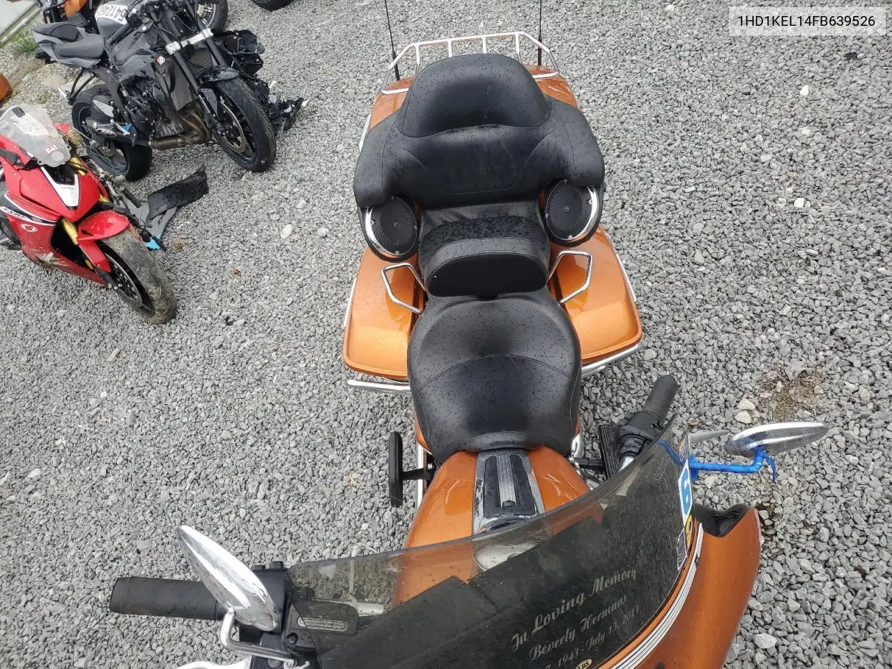 2015 Harley-Davidson Flhtk Ultra Limited VIN: 1HD1KEL14FB639526 Lot: 59885875
