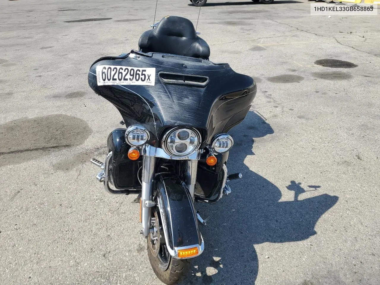 2016 Harley-Davidson Flhtk Ultra Limited VIN: 1HD1KEL33GB658863 Lot: 60262965