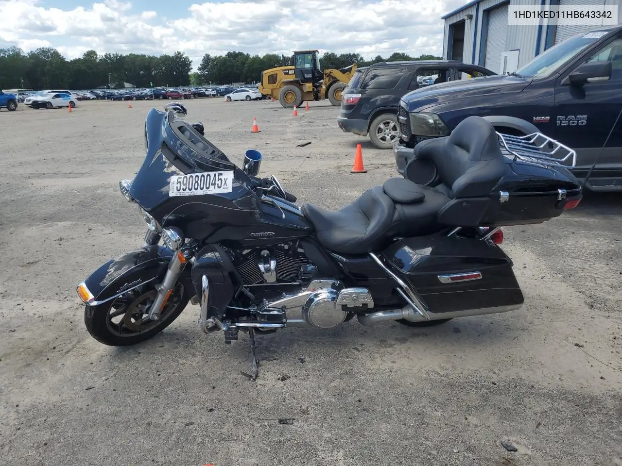 2017 Harley-Davidson Flhtk Ultra Limited VIN: 1HD1KED11HB643342 Lot: 59080045