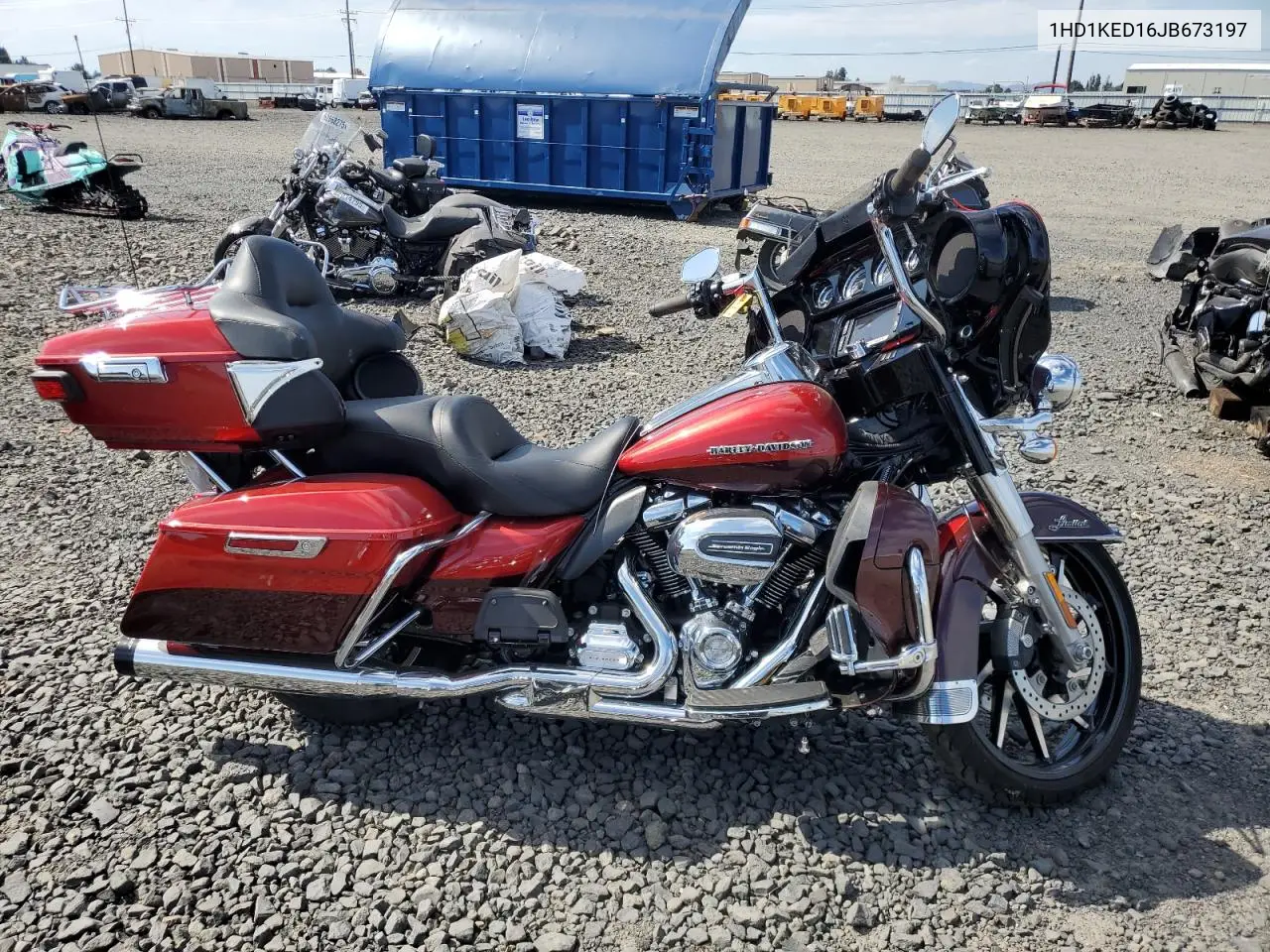 2018 Harley-Davidson Flhtk Ultra Limited VIN: 1HD1KED16JB673197 Lot: 63259435