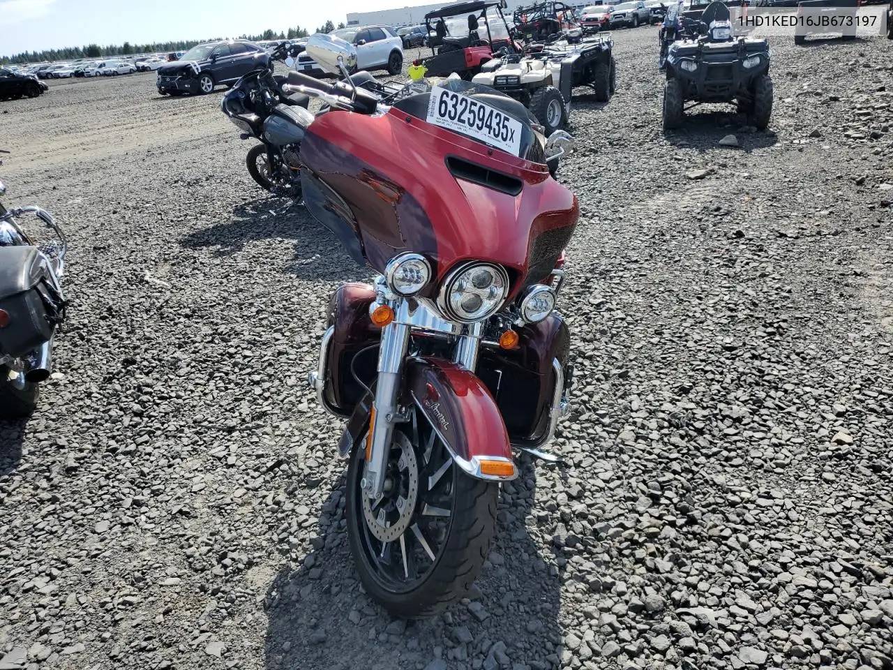 2018 Harley-Davidson Flhtk Ultra Limited VIN: 1HD1KED16JB673197 Lot: 63259435