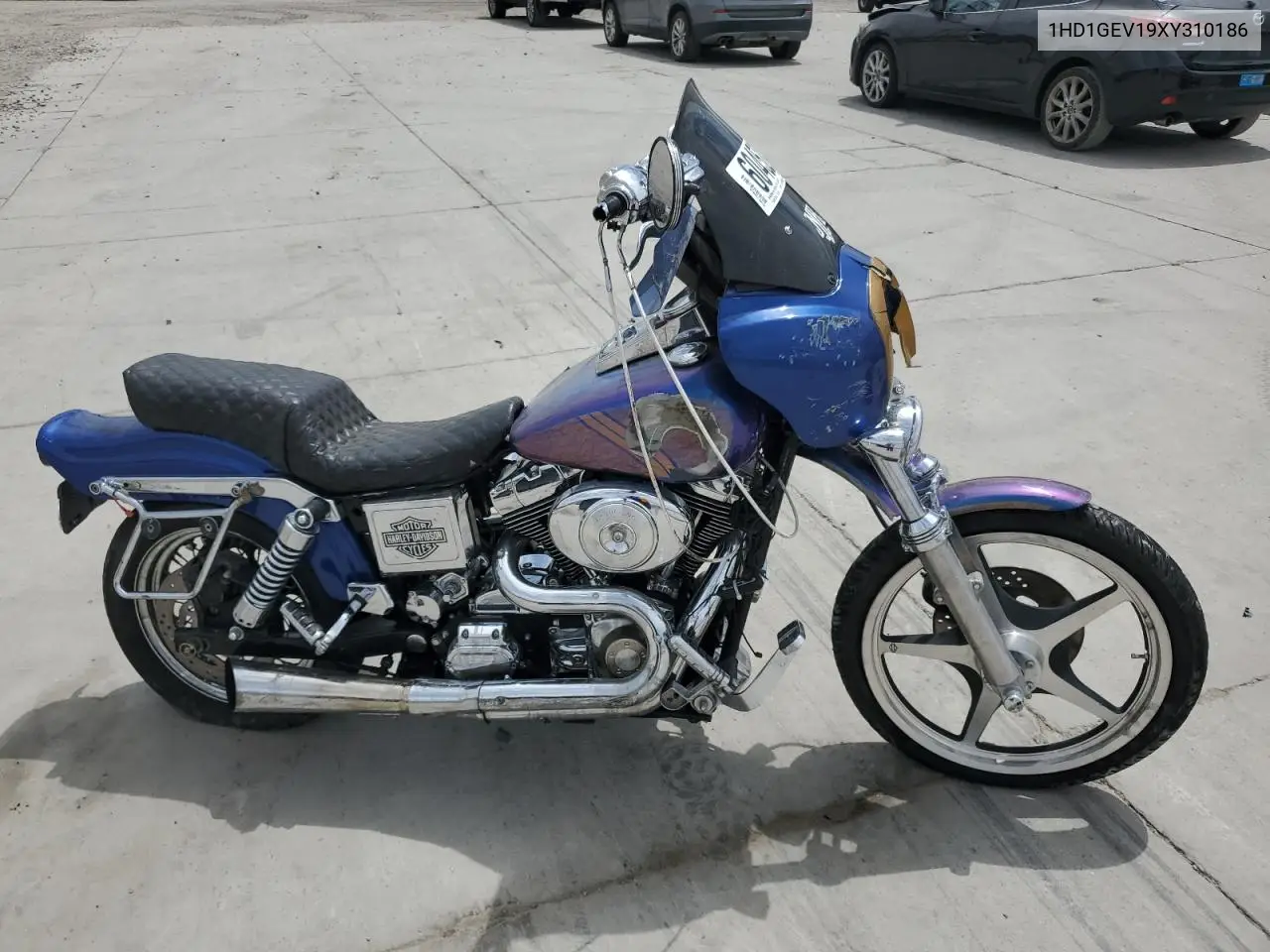 1999 Harley-Davidson Fxdwg VIN: 1HD1GEV19XY310186 Lot: 60452345