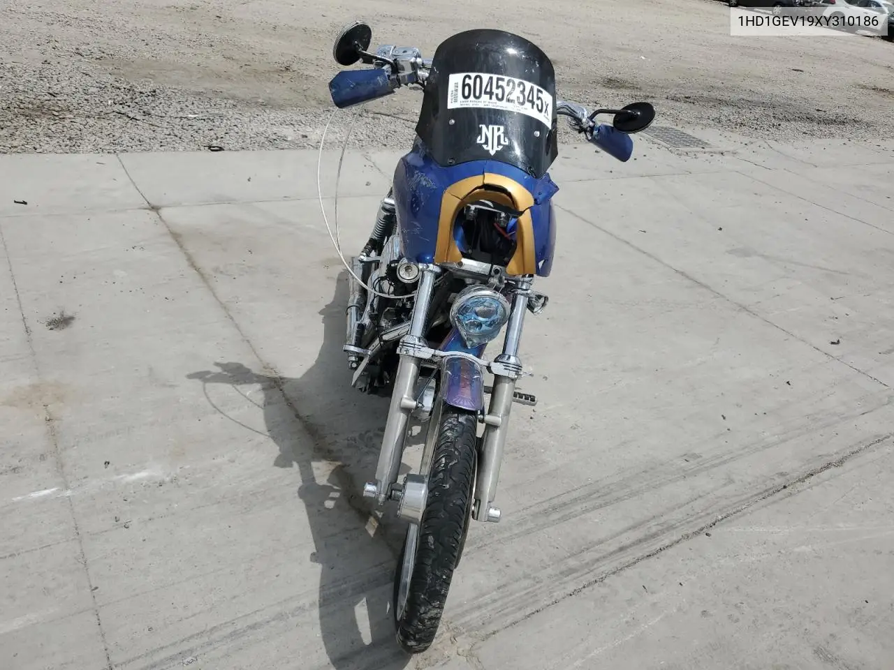 1999 Harley-Davidson Fxdwg VIN: 1HD1GEV19XY310186 Lot: 60452345