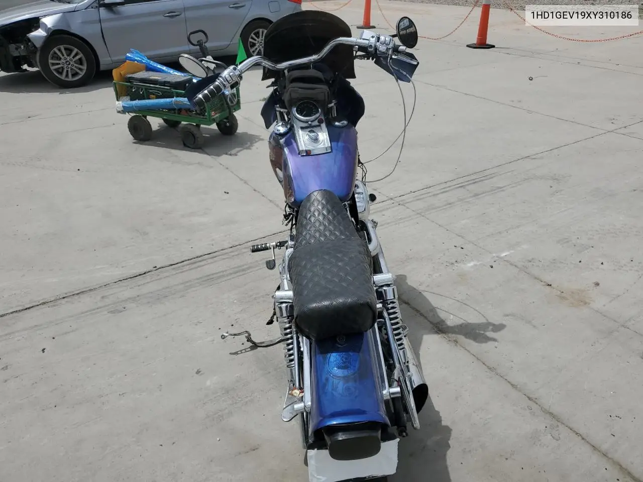 1999 Harley-Davidson Fxdwg VIN: 1HD1GEV19XY310186 Lot: 60452345