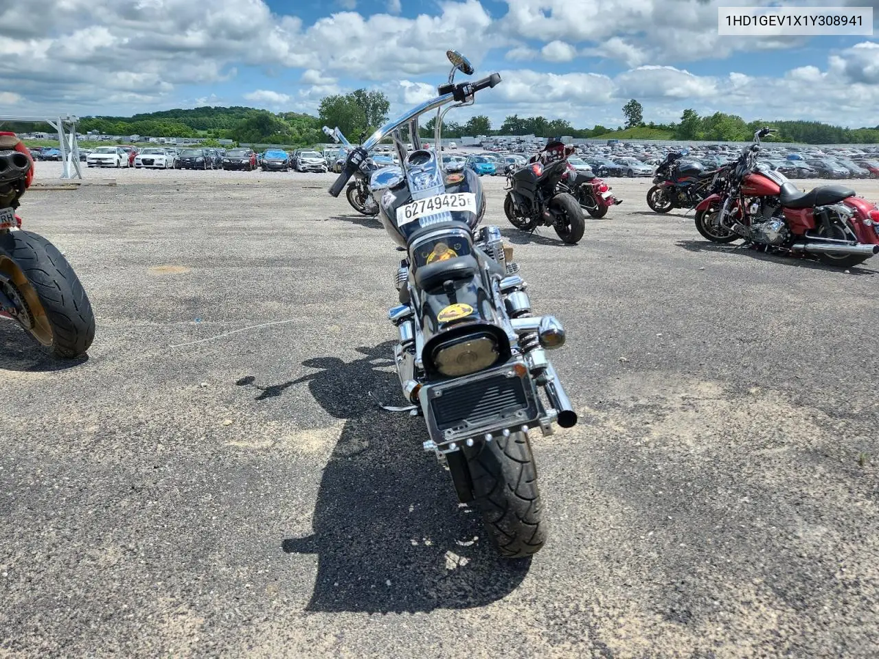 2001 Harley-Davidson Fxdwg VIN: 1HD1GEV1X1Y308941 Lot: 62749425