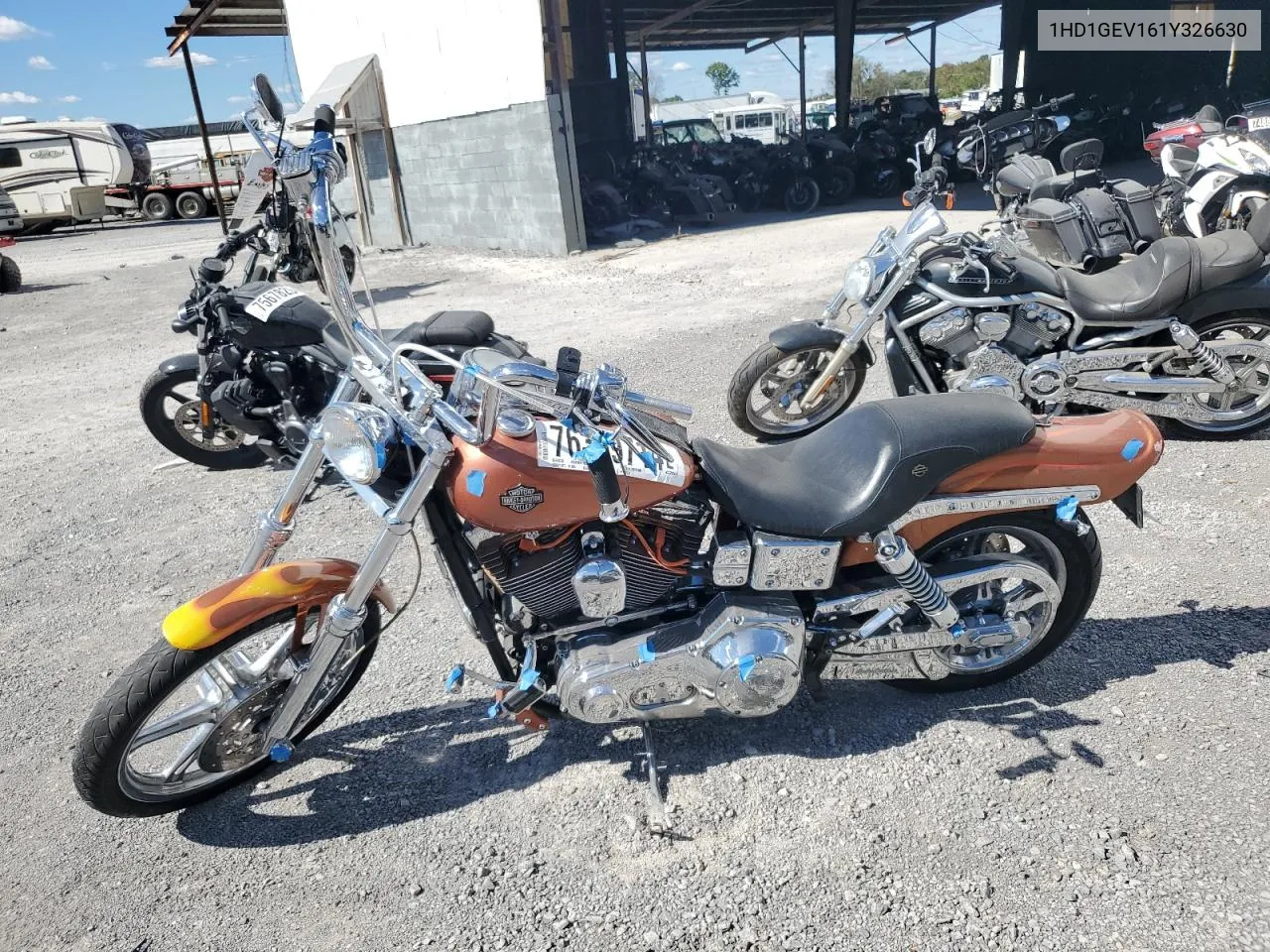 2001 Harley-Davidson Fxdwg VIN: 1HD1GEV161Y326630 Lot: 76359714