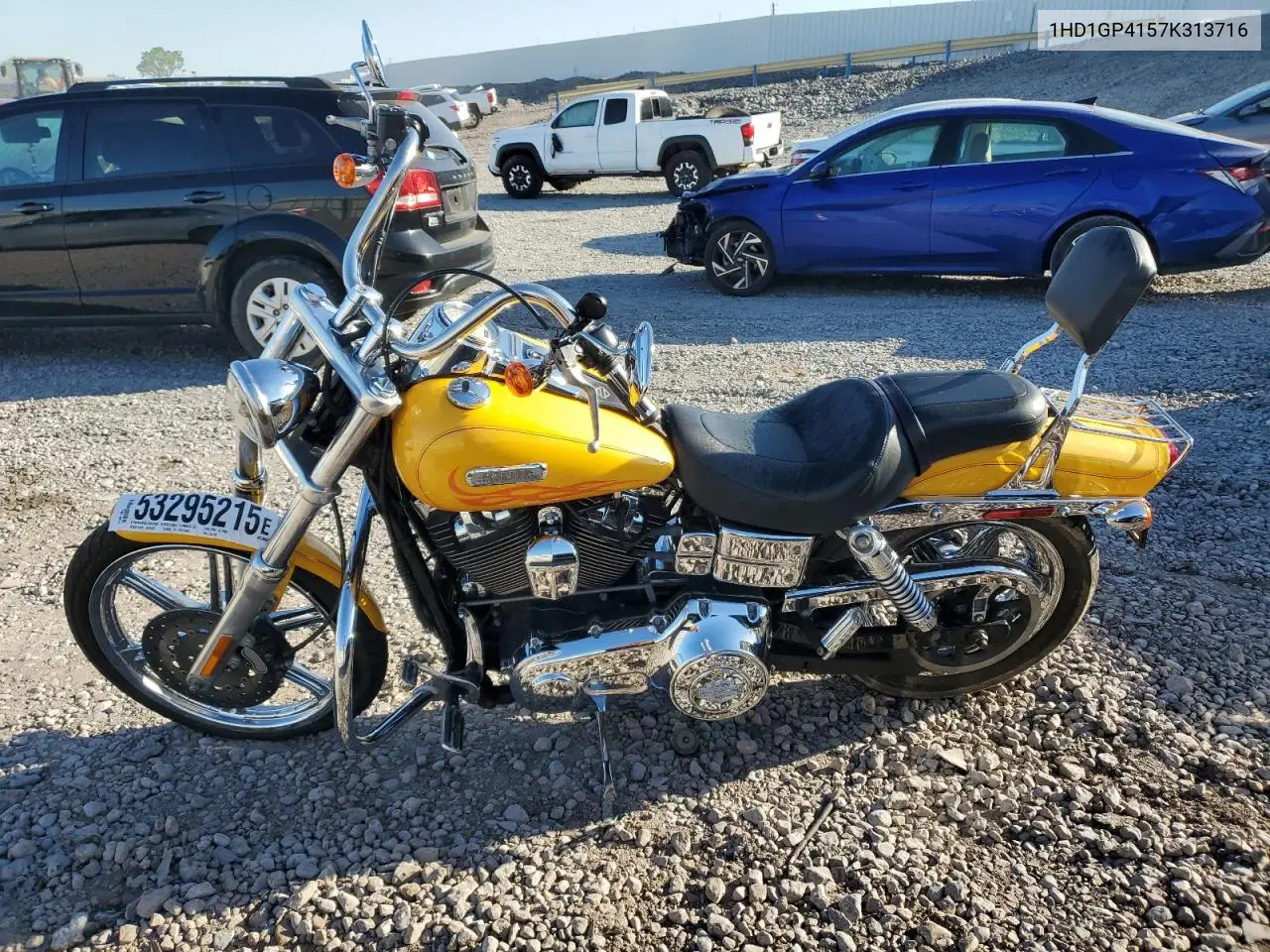 2007 Harley-Davidson Fxdwg VIN: 1HD1GP4157K313716 Lot: 53295215