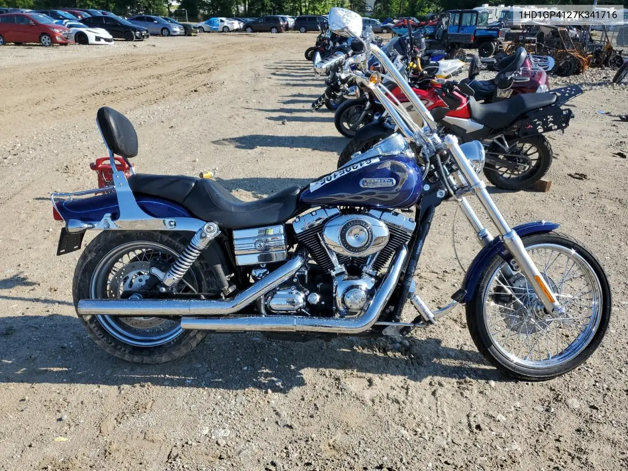 2007 Harley-Davidson Fxdwg VIN: 1HD1GP4127K341716 Lot: 61395195