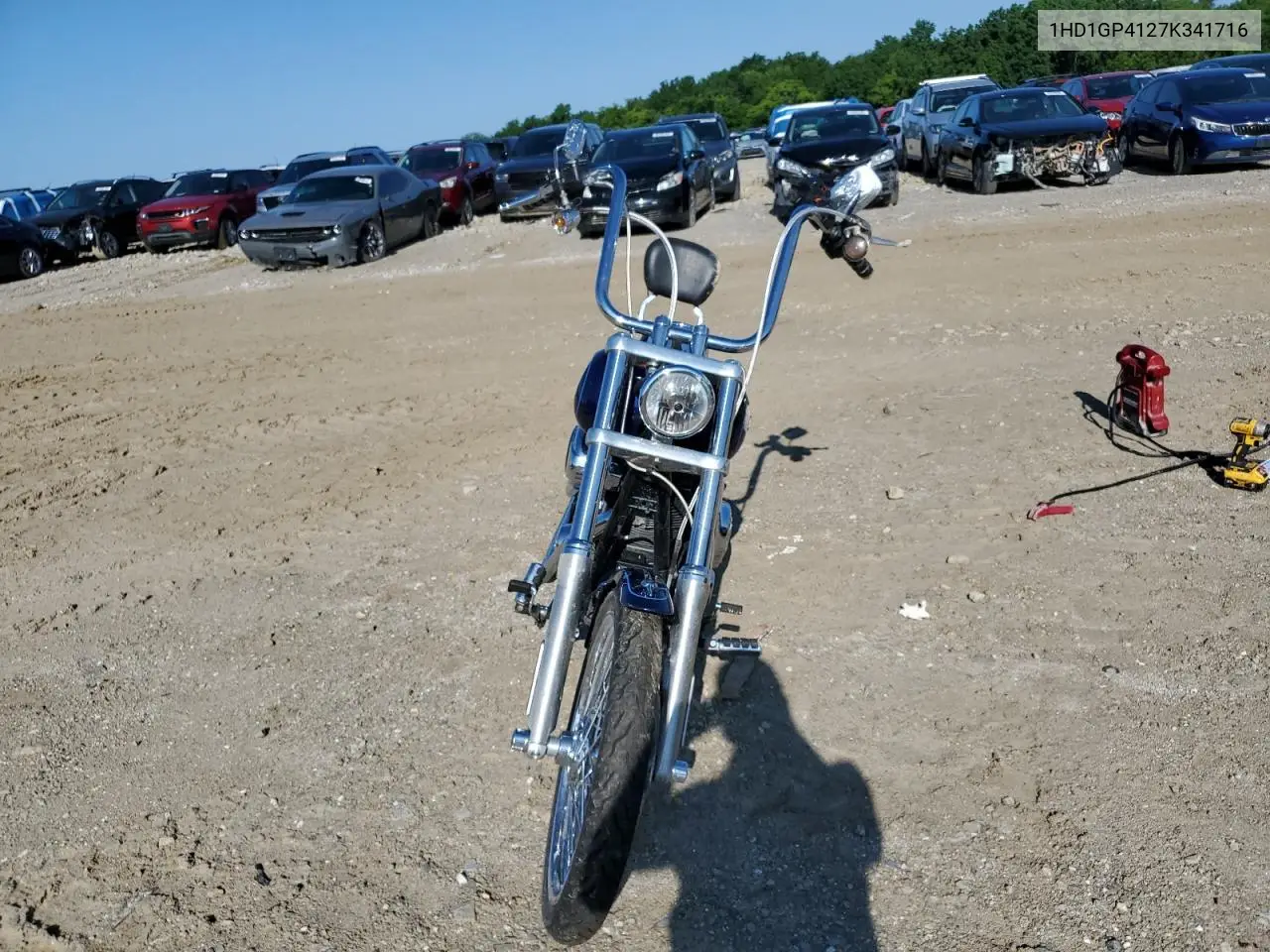 2007 Harley-Davidson Fxdwg VIN: 1HD1GP4127K341716 Lot: 61395195