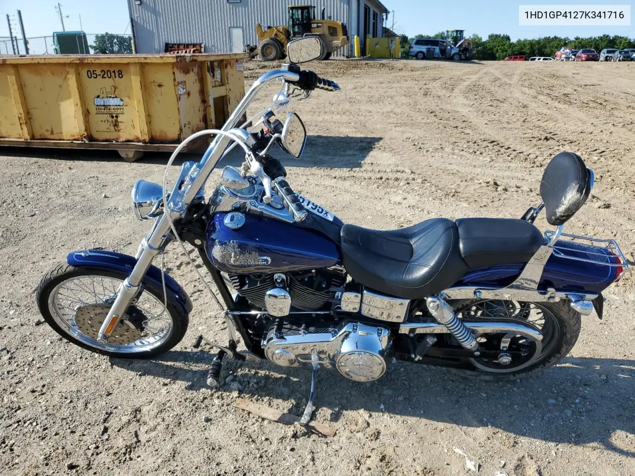 2007 Harley-Davidson Fxdwg VIN: 1HD1GP4127K341716 Lot: 61395195