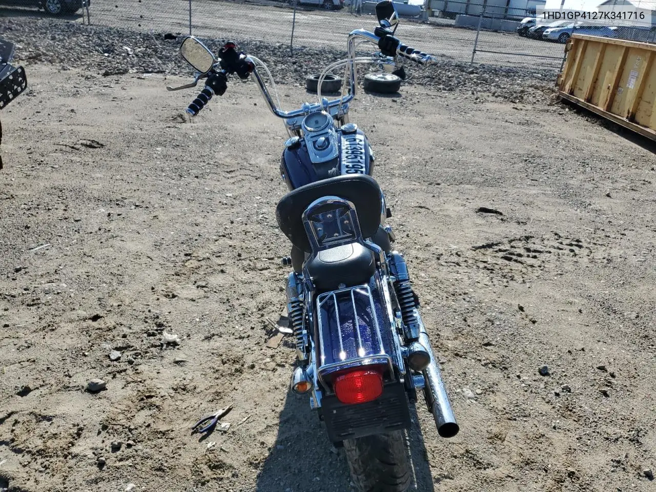 2007 Harley-Davidson Fxdwg VIN: 1HD1GP4127K341716 Lot: 61395195