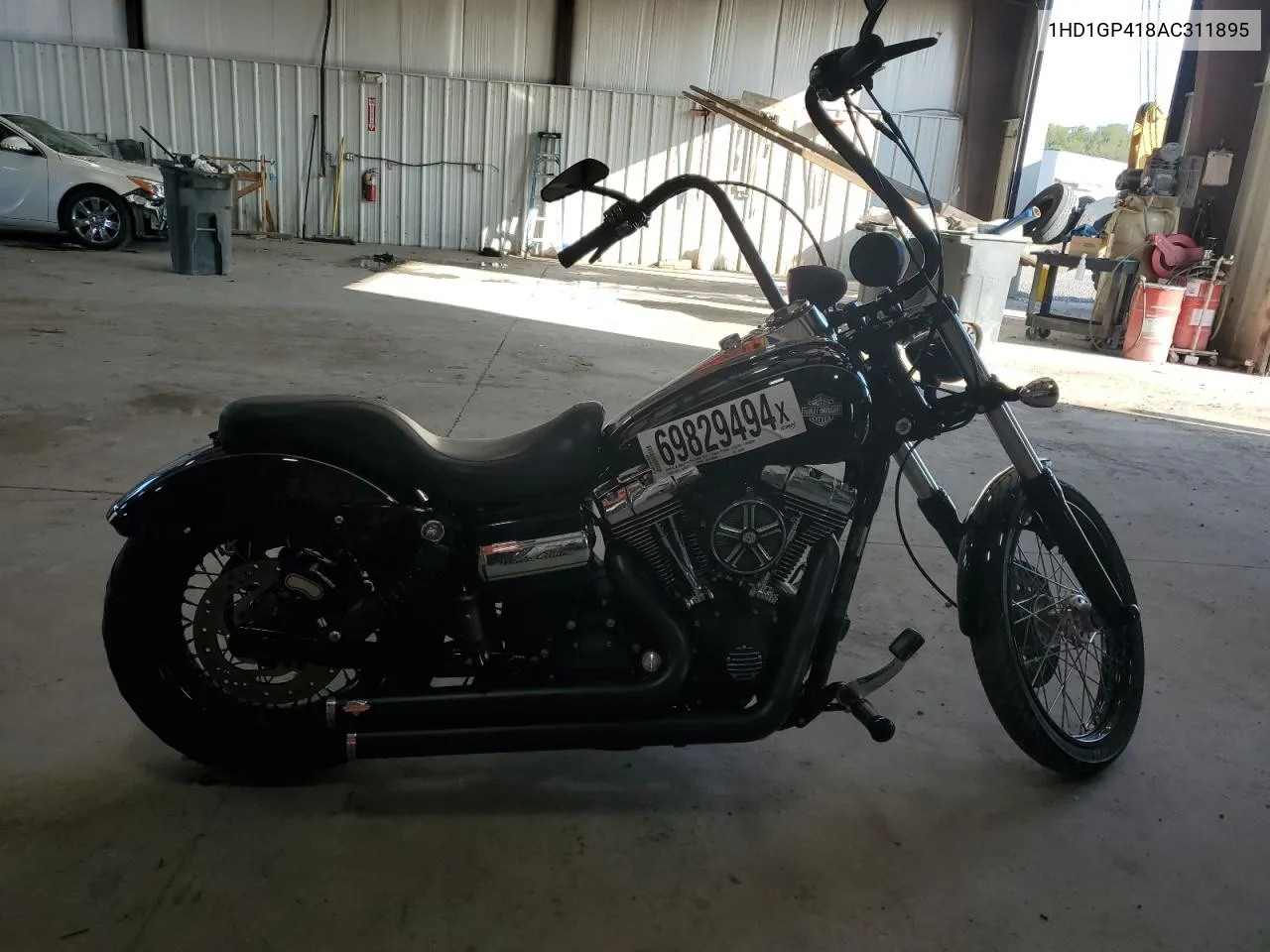 2010 Harley-Davidson Fxdwg VIN: 1HD1GP418AC311895 Lot: 69829494